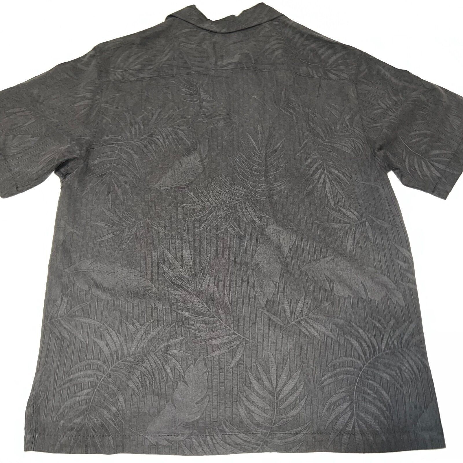 Tommy Bahama TOMMY BAHAMA Shirt Mens Large Black Original Fit Silk Floral Size US L / EU 52-54 / 3 - 4 Thumbnail
