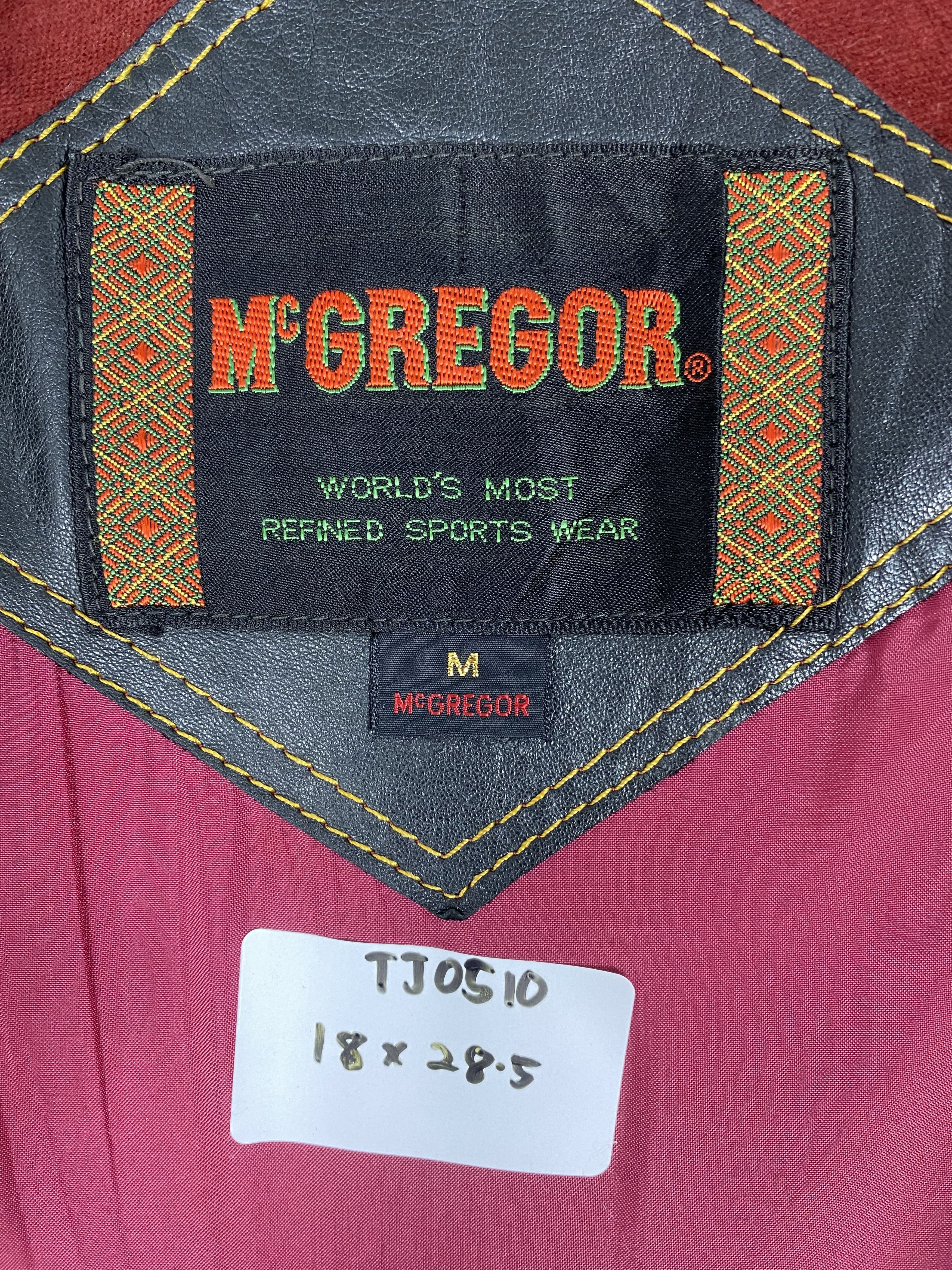 McGregor Vintage Mgregor Classic Red Suede Snap Button Vest Size US M / EU 48-50 / 2 - 8 Thumbnail