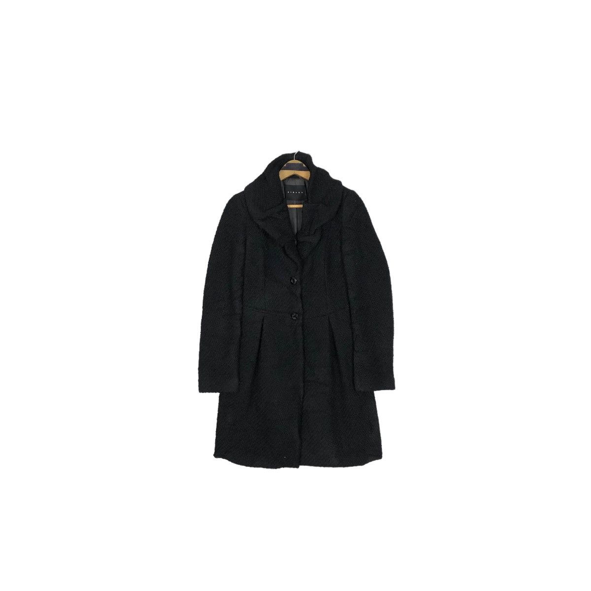 Sisley Sisley Wide Collar Wool Car Coat Parka Light Jacket Size M / US 6-8 / IT 42-44 - 2 Thumbnail