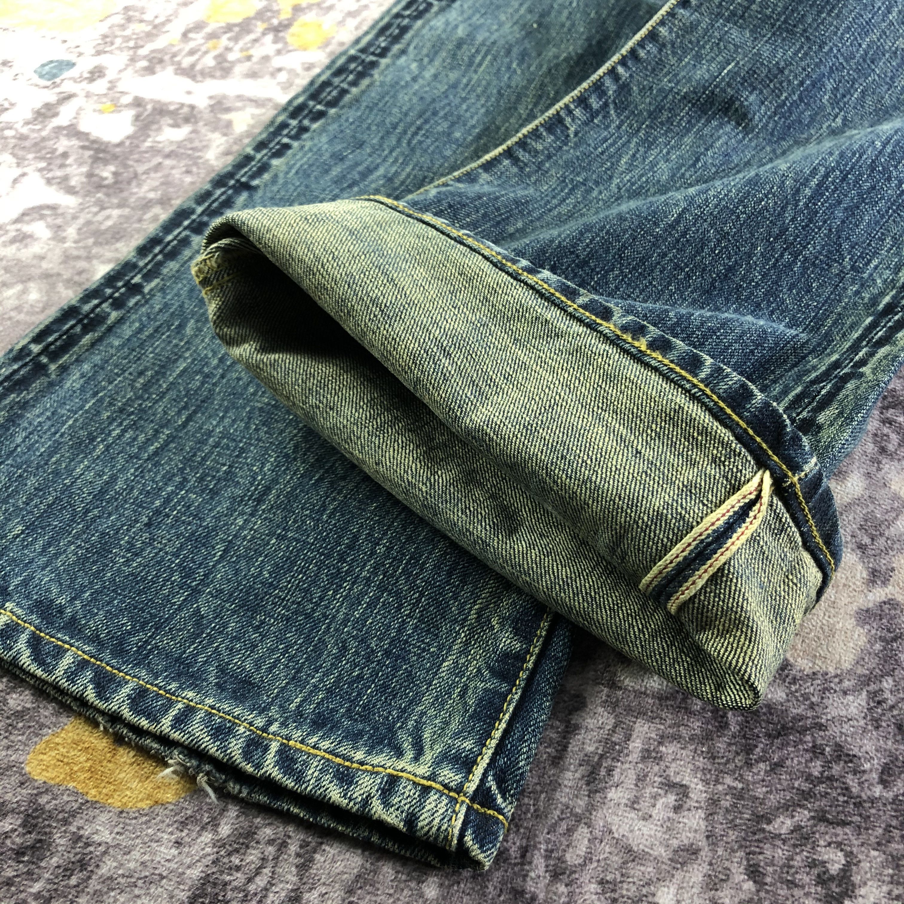 Justin Vintage Redline Justin Jeans-JM3547 Size US 32 / EU 48 - 7 Thumbnail