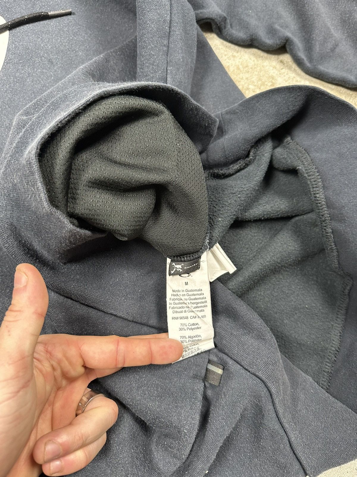 Oakley ‼️ Oakley Navy Big Logo Hoodie Sweatshirt Size US M / EU 48-50 / 2 - 8 Thumbnail