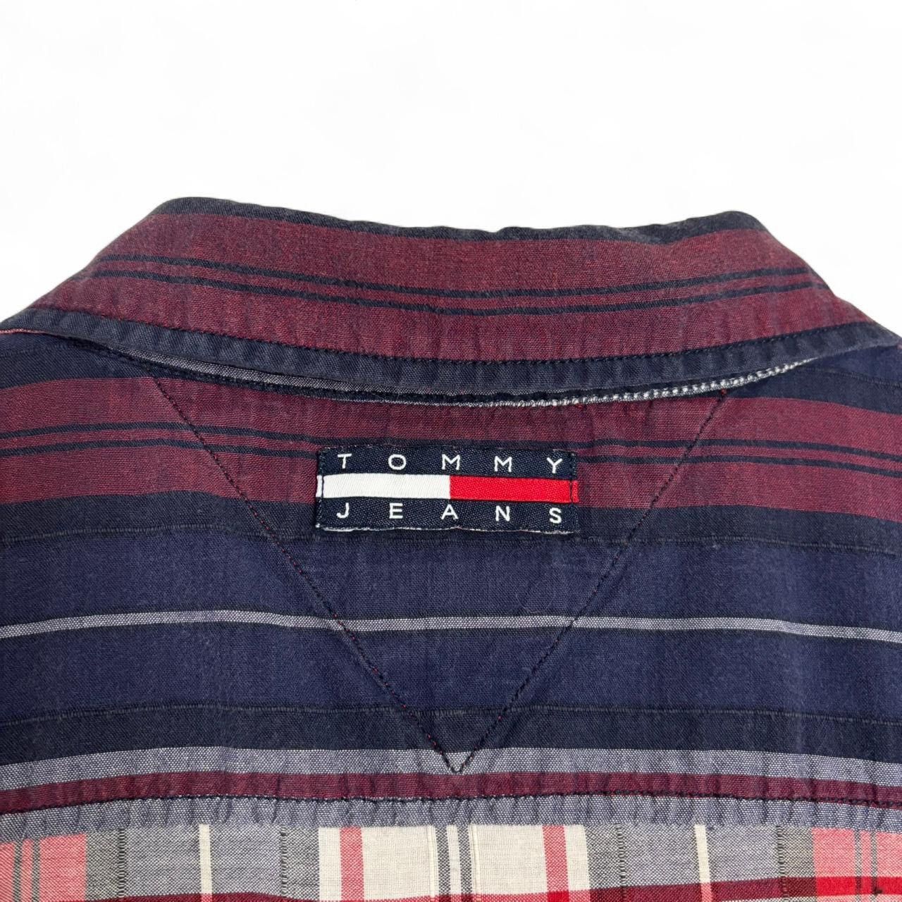 Tommy Hilfiger Vintage Y2K Tommy Hilfiger Plaid Navy Button-Up Shirt Size US XXL / EU 58 / 5 - 7 Thumbnail