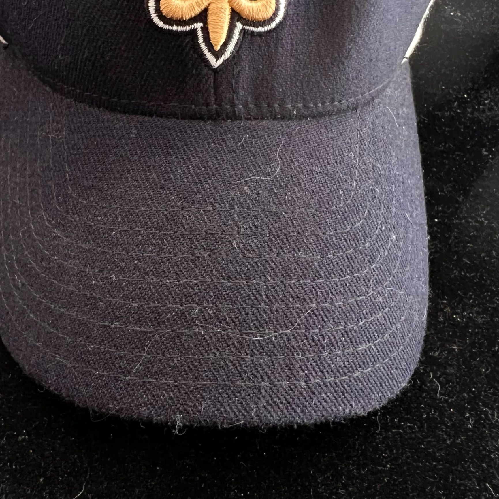 Reebok VINTAGE Reebok Hat Sports Black Knit Trucker Mens Size L/XL Embroidered New Orleans Saints Size ONE SIZE - 3 Thumbnail