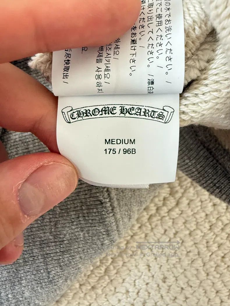 Chrome Hearts Chrome Hearts Size M Three-cross embroidered sweater Size US M / EU 48-50 / 2 - 8 Thumbnail