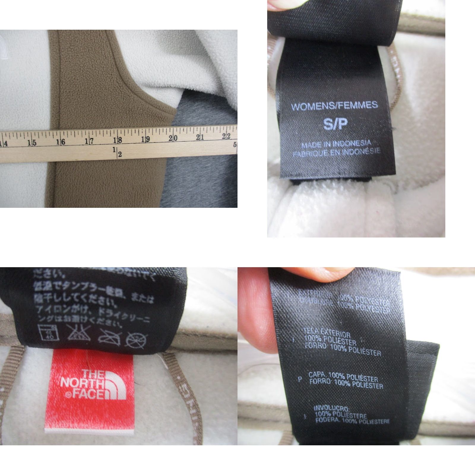 The North Face VINTAGE The North Face Denali Polartec Womens Jacket Small Fleece Full Zip Beige Size S / US 4 / IT 40 - 8 Thumbnail