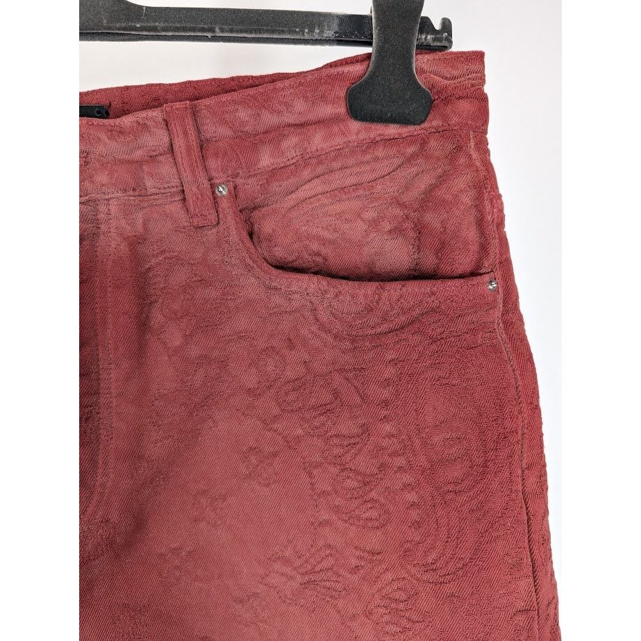Amiri o1rshd1 Bandana Jacquard Pant in Sun Dried Tomato Size US 32 / EU 48 - 8 Thumbnail