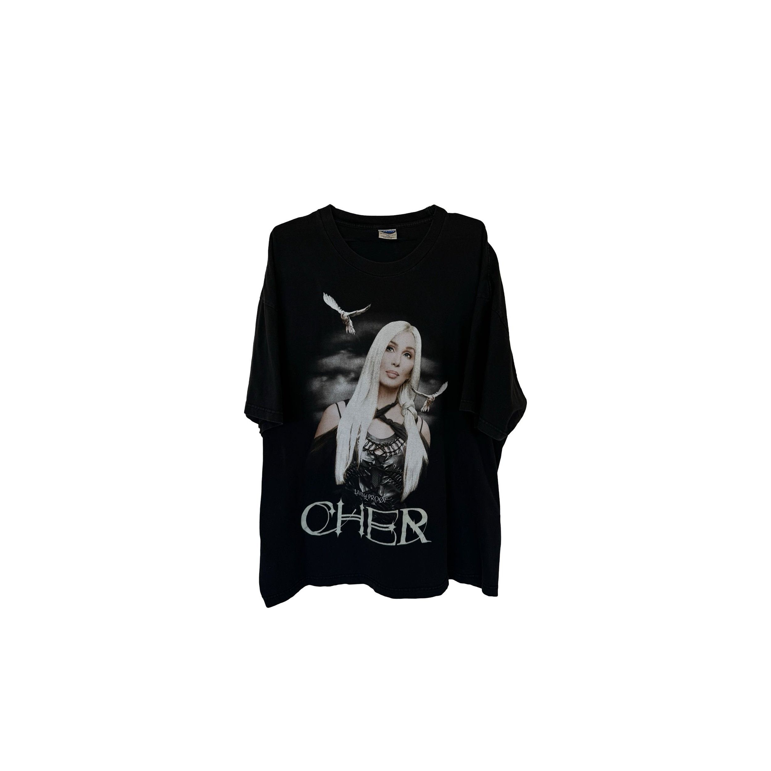Vintage Cher Living Proof Tour Tee Size US XXL / EU 58 / 5 - 1 Thumbnail