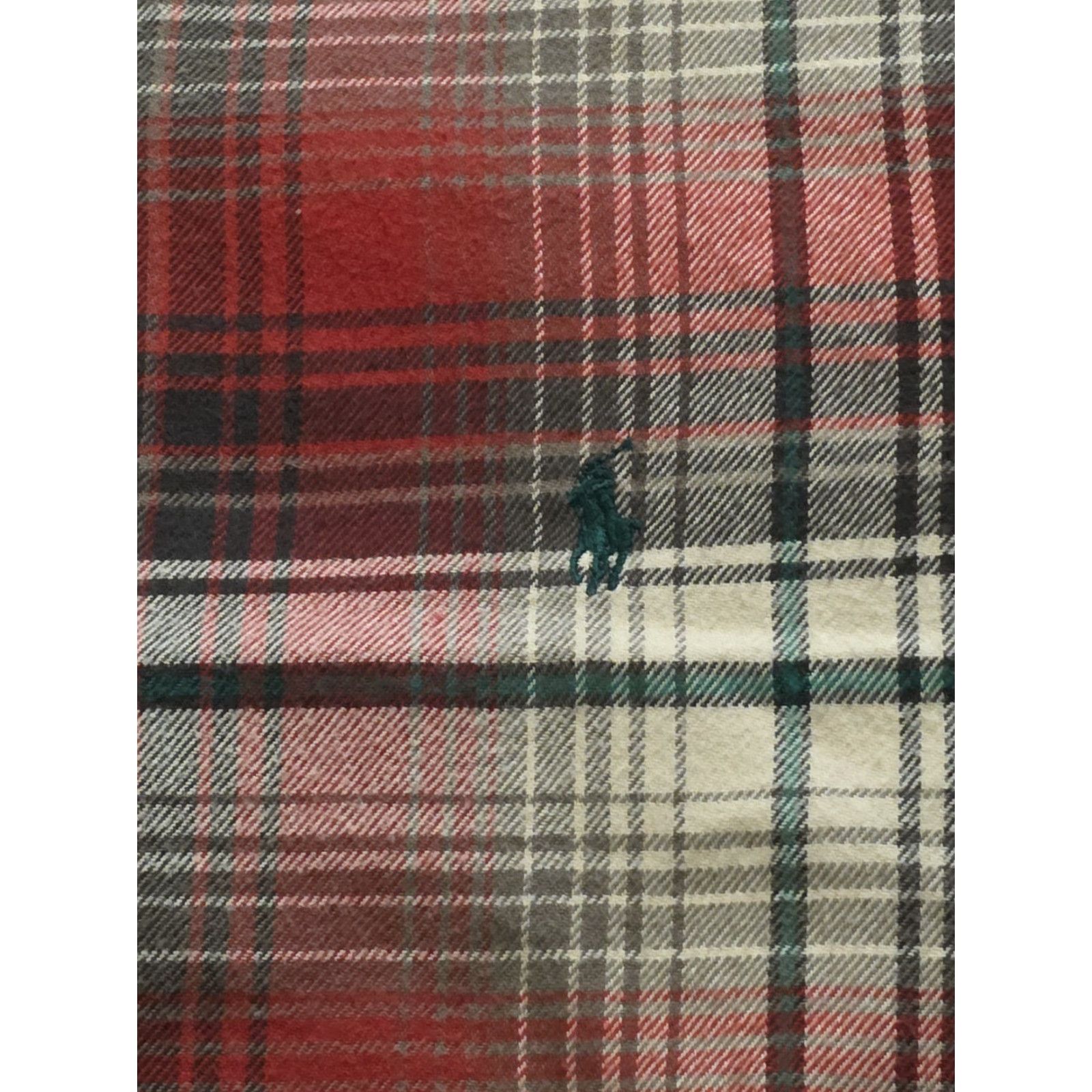 Ralph Lauren VINTAGE Ralph Lauren Long Sleeve Flannel Button-Up Plaid Red XL Men's Shirt Size US XL / EU 56 / 4 - 4 Thumbnail