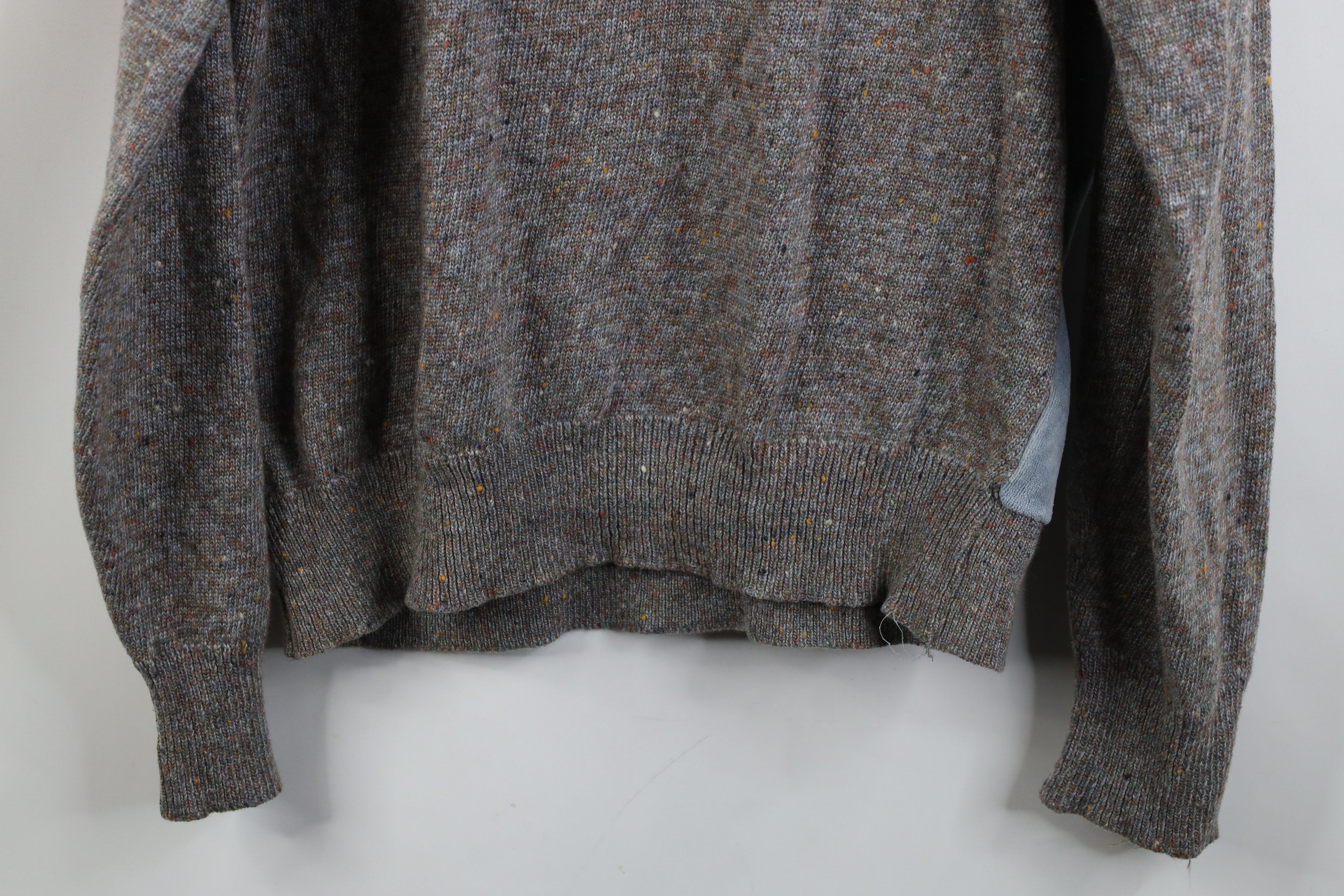 Lacoste Vintage 80s Izod Lacoste Velour Rainbow Fleck Knit Sweater Size US M / EU 48-50 / 2 - 15 Thumbnail