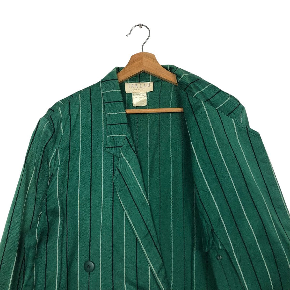 Issey Miyake 🔥VINTAGE CHORE WORKER JACKET HICKORY TAKEZO TOKYO NEW YORK Size US M / EU 48-50 / 2 - 14 Thumbnail