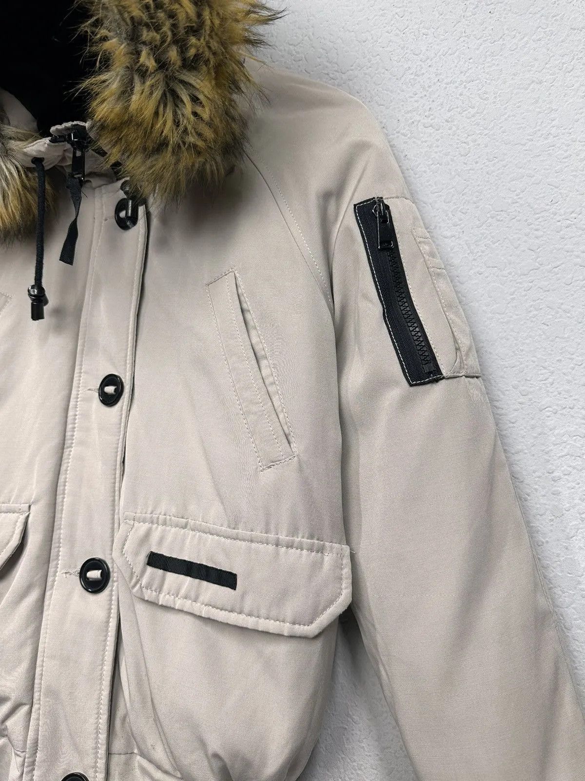 Le Grande Bleu (L.G.B.) Jacket Fur Mexx Vintage Ifsixwasnine LGB Y2K Rare Kapital Size XS / US 0-2 / IT 36-38 - 9 Thumbnail