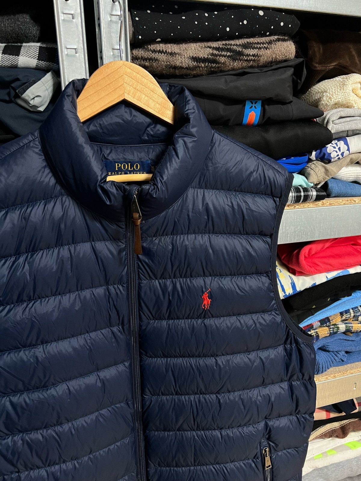 Polo Ralph Lauren Polo Ralph Lauren Down Puffer Vest Sleeveless Full Zip Sz XL Size US XL / EU 56 / 4 - 2 Thumbnail