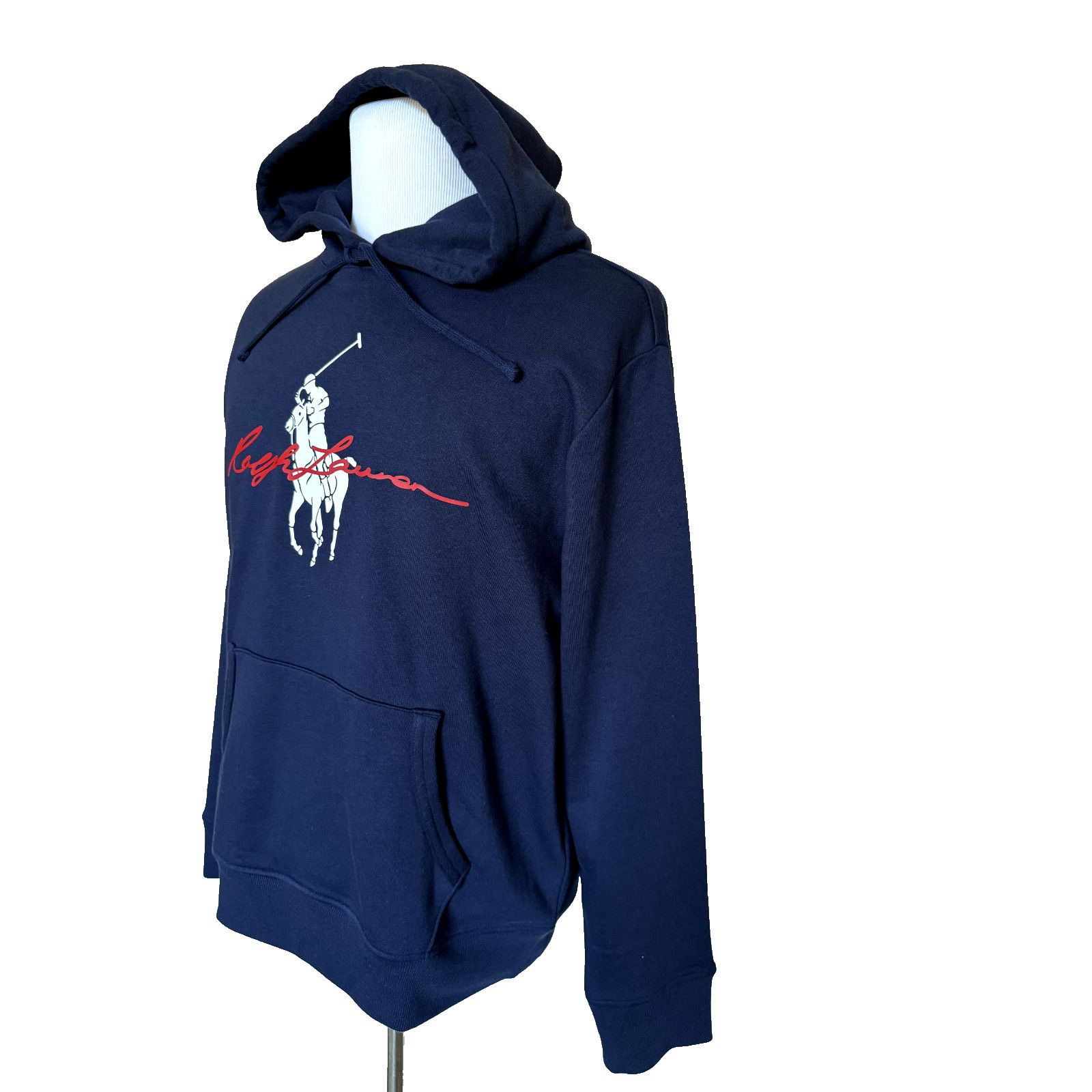 Polo Ralph Lauren NWT $198 Polo Ralph Lauren Signature Big Pony Hoodie Navy L Size US L / EU 52-54 / 3 - 4 Thumbnail
