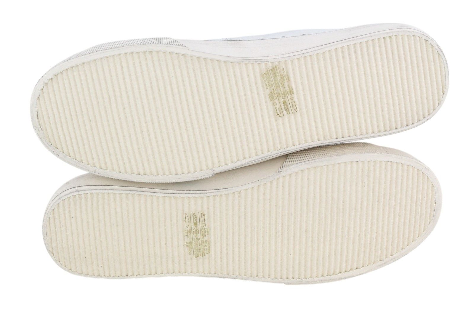 Diesel S-MYDORI LC EU45 White Leather Almond Toe Laced 40941 Size US 12 / EU 45 - 9 Thumbnail