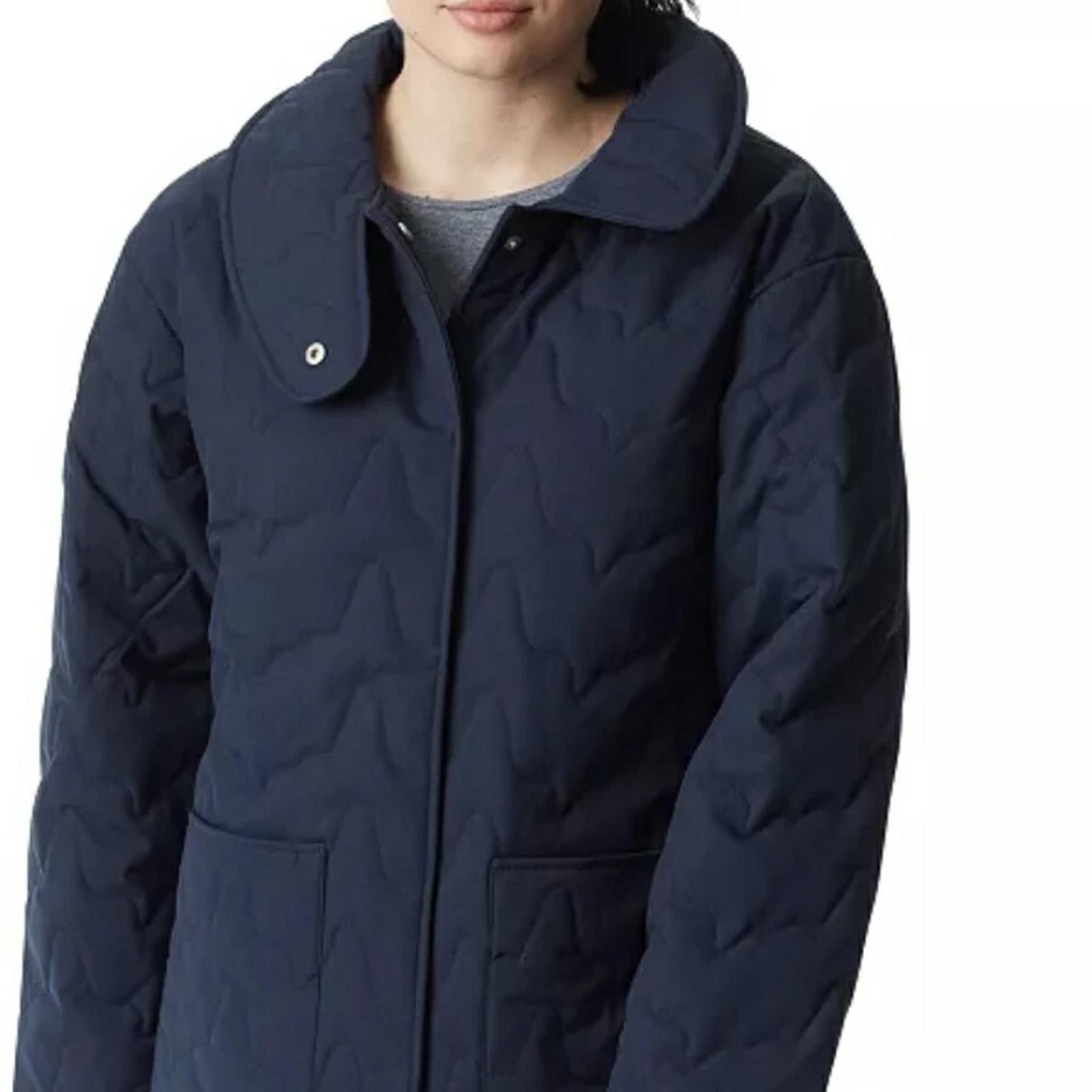 Designer Bass Outdoor Women Quilted Long-Sleeve Navy Jacket Size L Size L / US 10 / IT 46 - 2 Thumbnail
