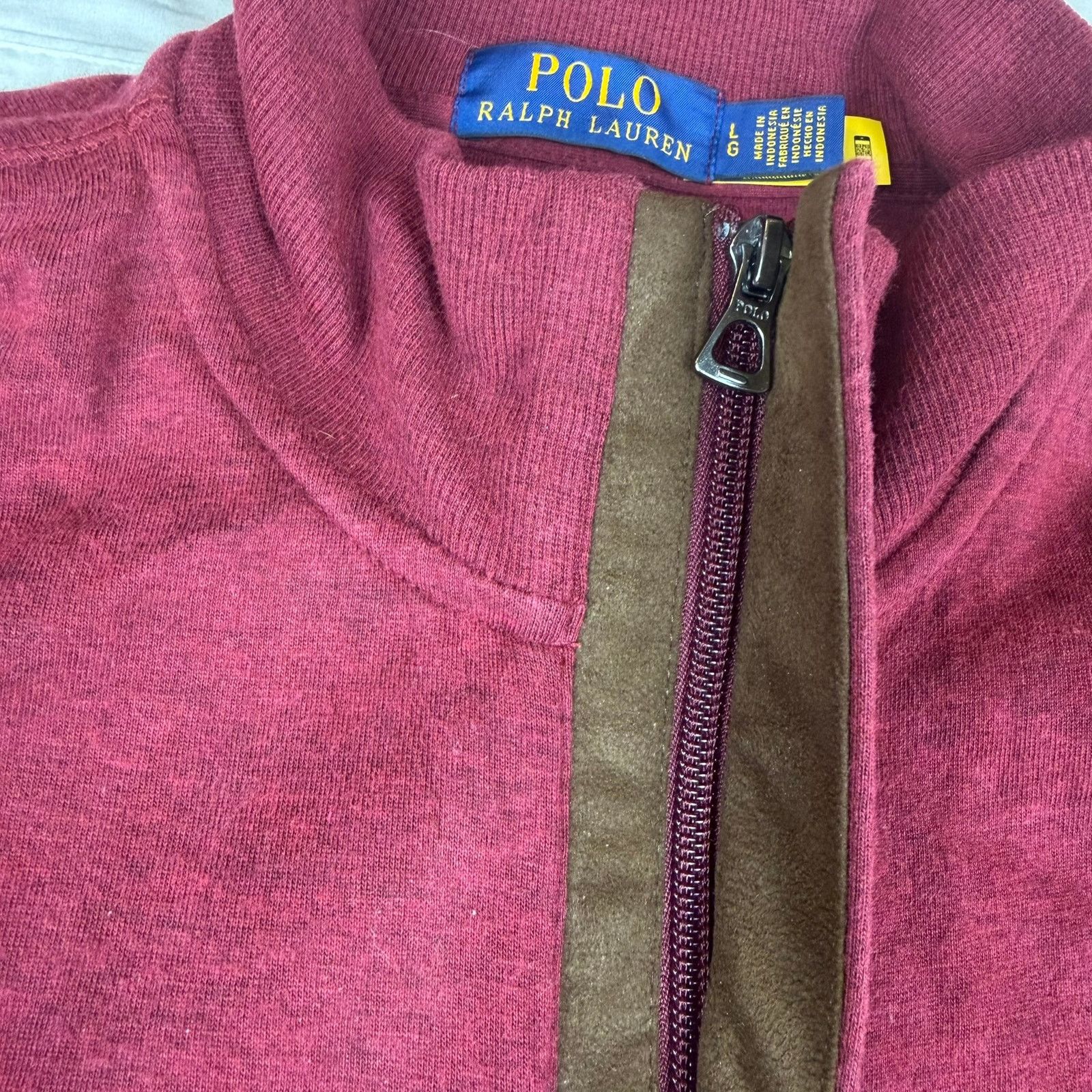 Polo Ralph Lauren Polo Ralph Lauren Half Zip Pullover Sweatshirt Large Size US L / EU 52-54 / 3 - 4 Thumbnail