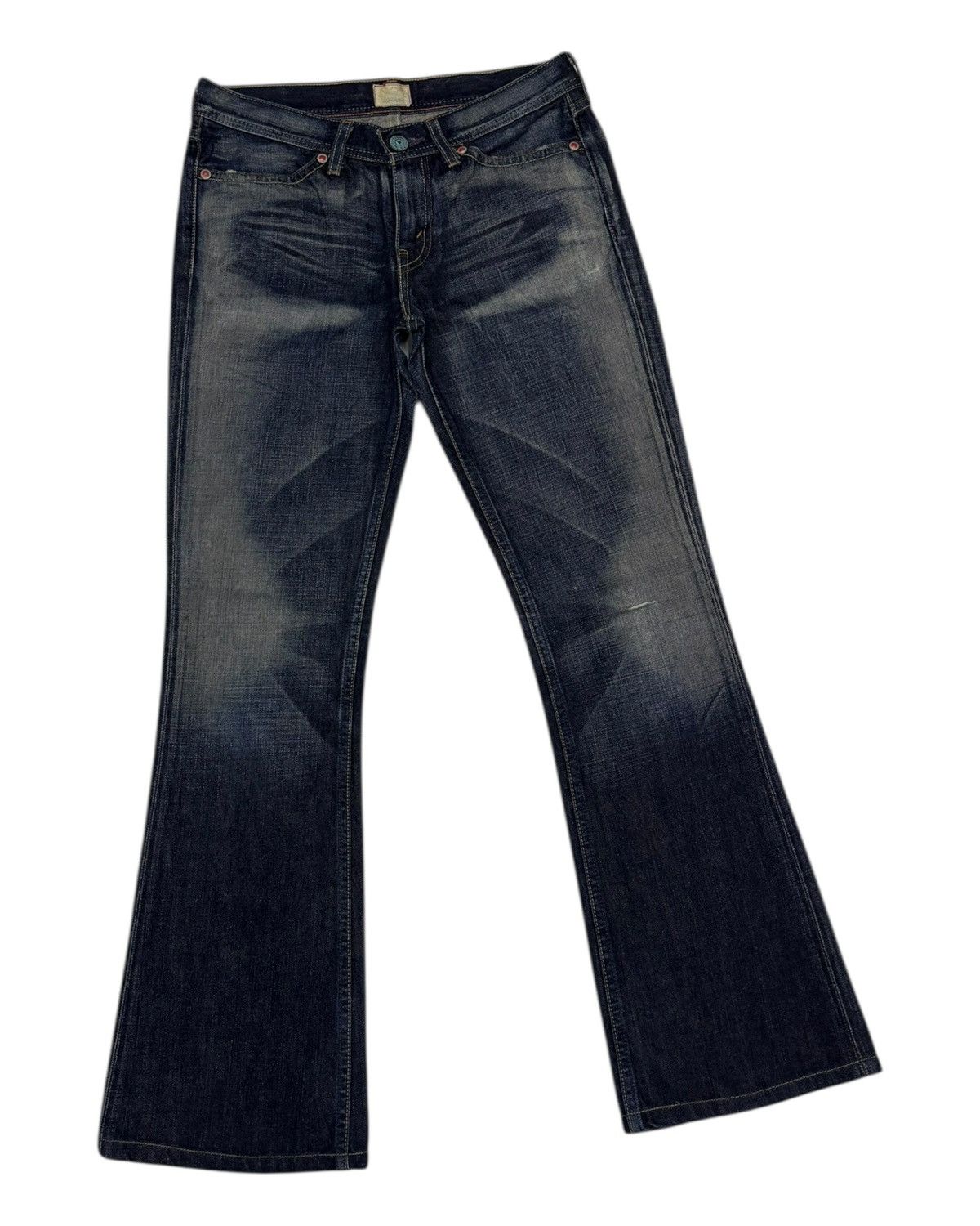 Levi's Vintage Clothing Vintage Levis 90s Redloop Flared Bootcut Jeans Size 30" / US 8 / IT 44 - 3 Thumbnail