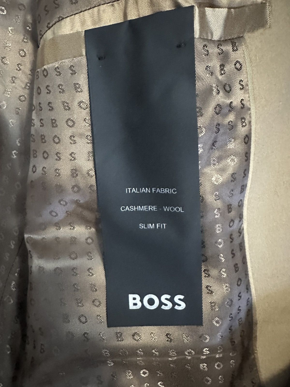 Hugo Boss NWT Boss Top Coat Car Coat Camel Size US L / EU 52-54 / 3 - 6 Thumbnail