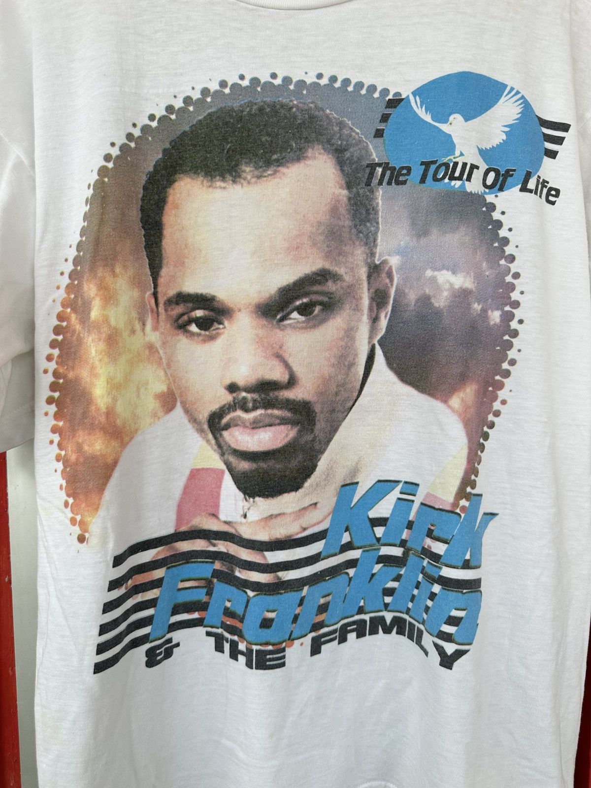 Rap Tees Vintage 90s Kirk Franklin And Family The Tour Of Life Raptee Size US L / EU 52-54 / 3 - 3 Thumbnail