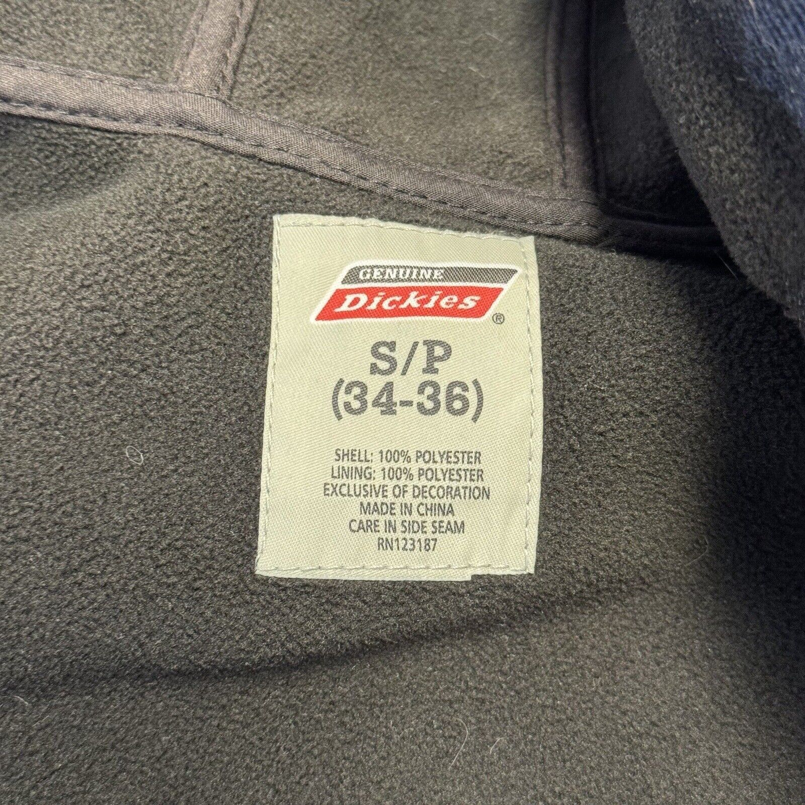 Dickies Dickies Flannel Jacket Mens Small Blue Plaid Button Up Hoode Size US S / EU 44-46 / 1 - 5 Thumbnail