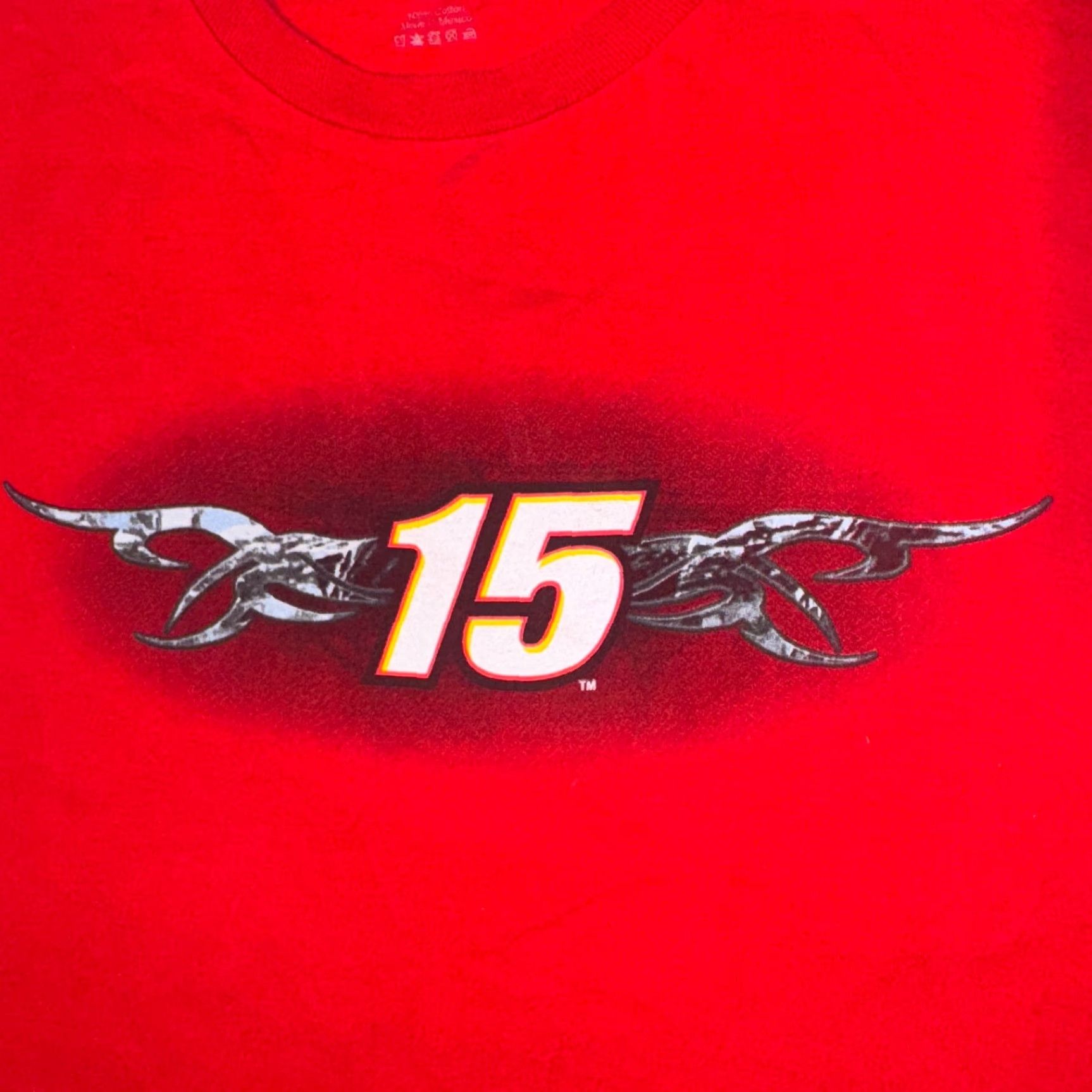 NASCAR nascar Clint Bowyer 2014 Racing T-Shirt Red 2XL Short Sleeve Crew Neck Logo Men Shirt Size US XXL / EU 58 / 5 - 4 Thumbnail