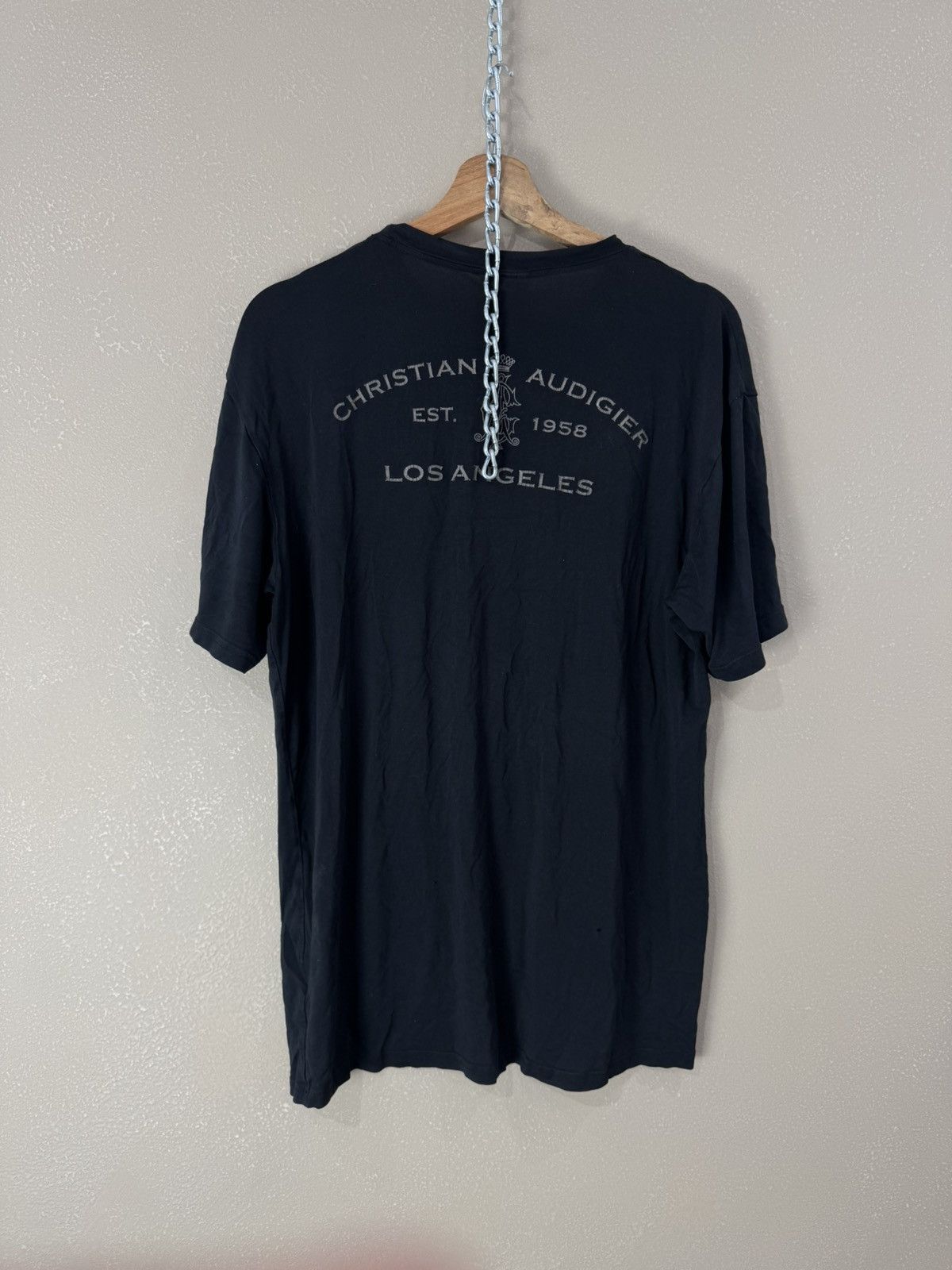 Christian Audigier Vintage Christian Audigier T-Shirt Japanase Y2K Guns Skull Size US XXL / EU 58 / 5 - 2 Thumbnail