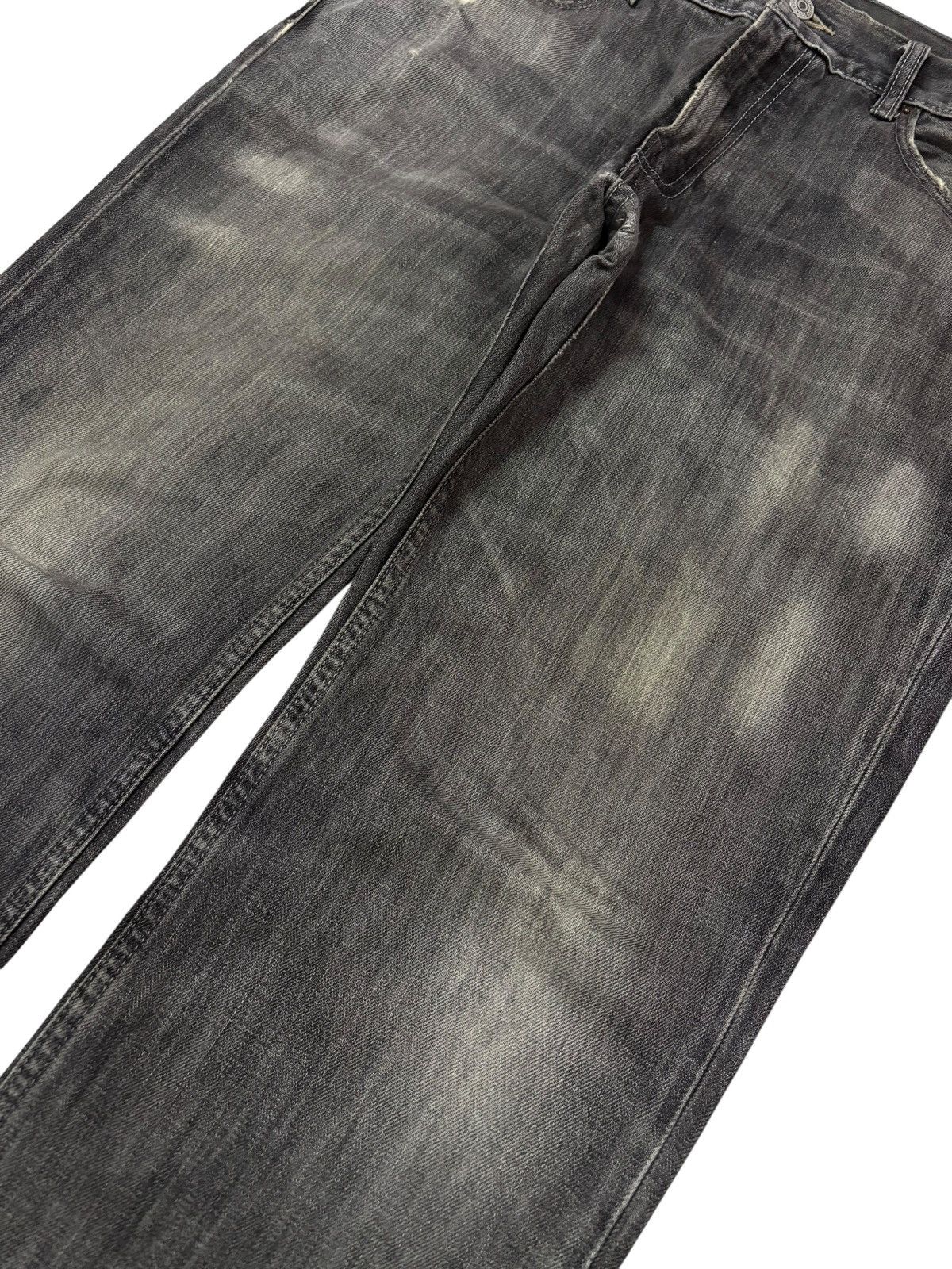 Levi's Vtg Y2k Levis 502 Distressed Jeans Size US 34 / EU 50 - 4 Thumbnail