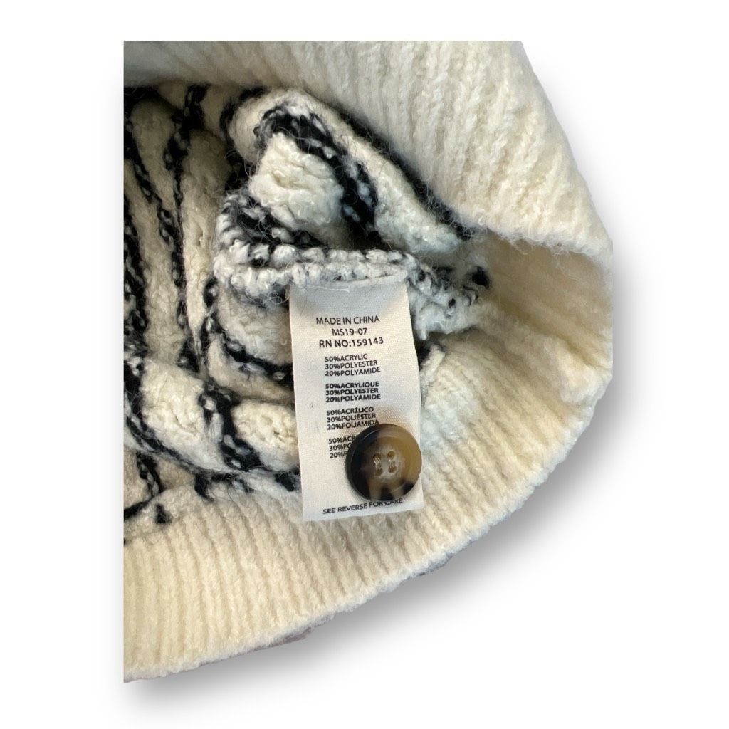 FRNCH Frnch Button Mock Neck Sweater Size Small Medium Size M / US 6-8 / IT 42-44 - 6 Thumbnail