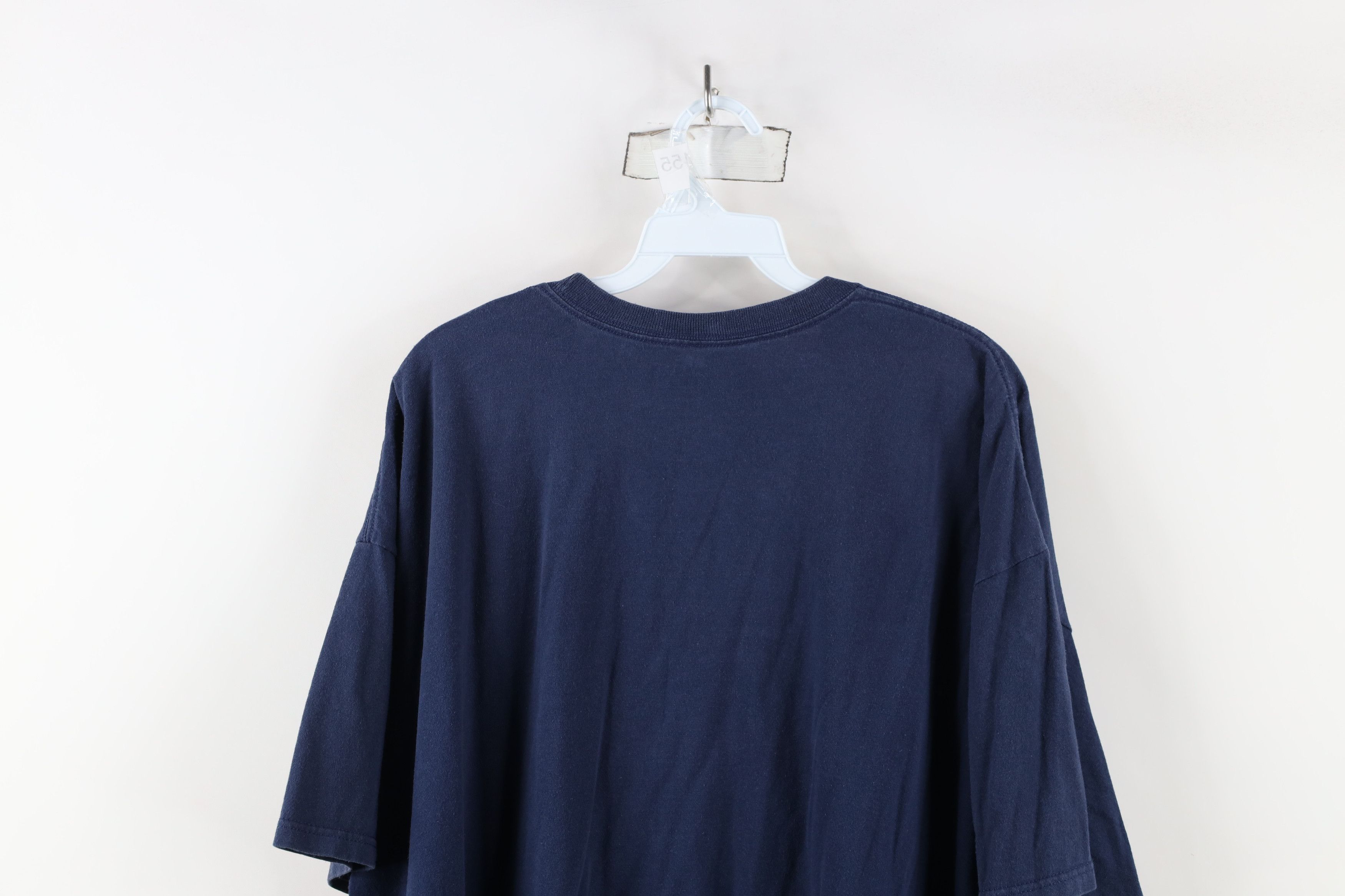 Nike × Vintage Vintage Nike Center Swoosh West Virginia University T-Shirt Size US XXL / EU 58 / 5 - 11 Thumbnail
