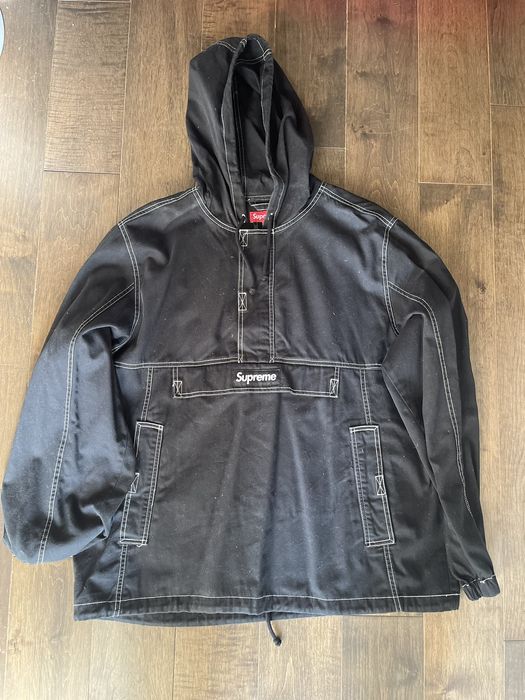 新品正規品 supreme Contrast Stitch Twill Pullover | www.butiuae.com