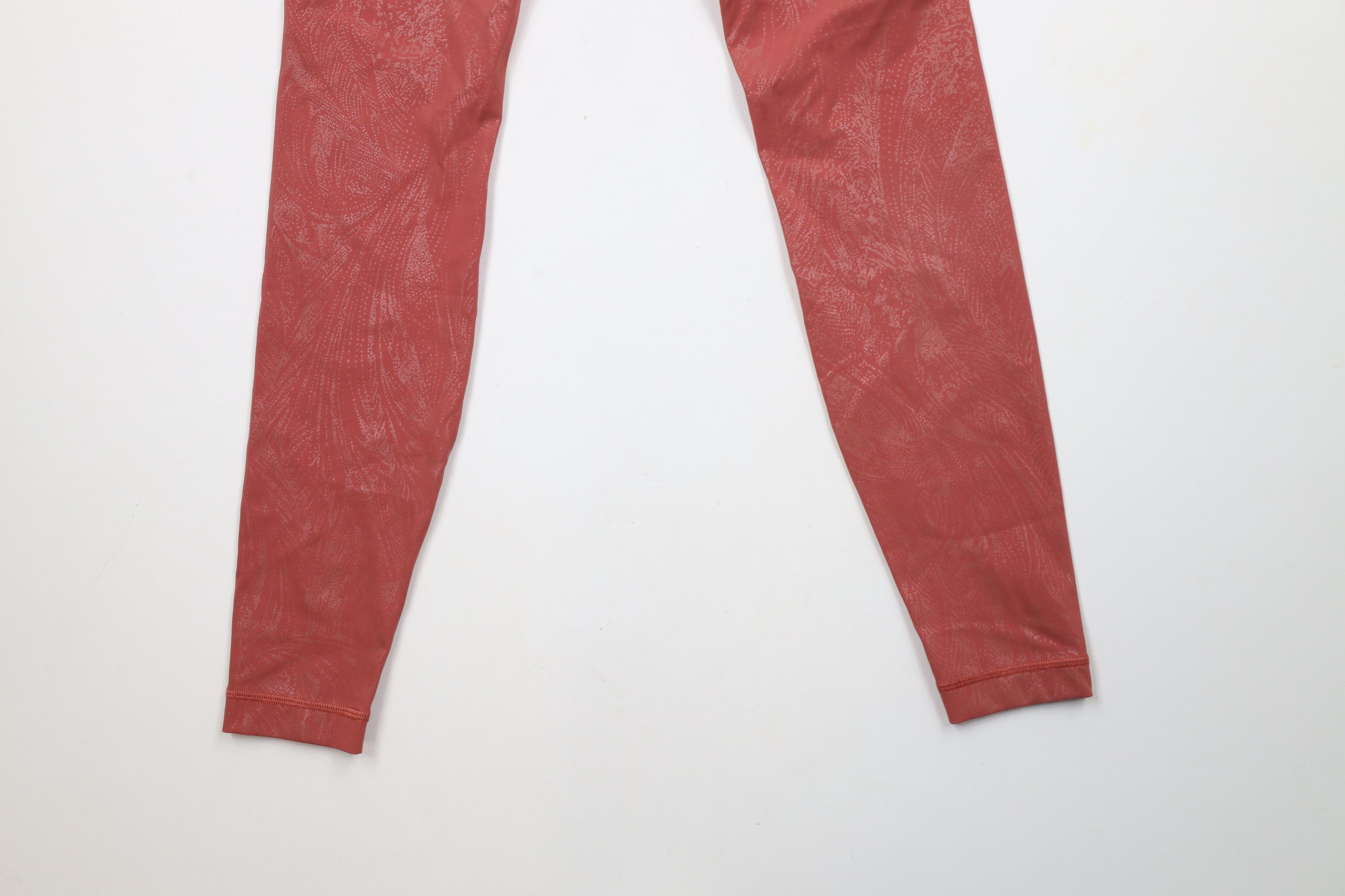 Lululemon × Vintage Lululemon Wunder Under High Rise Cropped Pants Leggings Pink Size 27" / US 4 / IT 40 - 10 Thumbnail