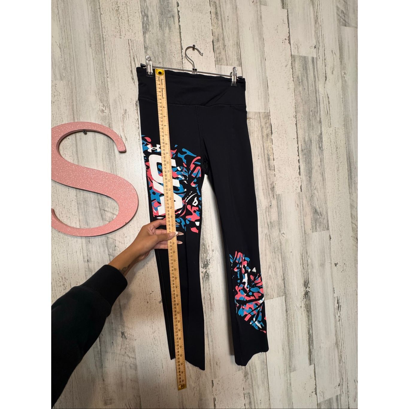 Under Armour Under Armour HeatGear Black Compression Leggings Women’s Small UA Logo Size 27" / US 4 / IT 40 - 11 Thumbnail