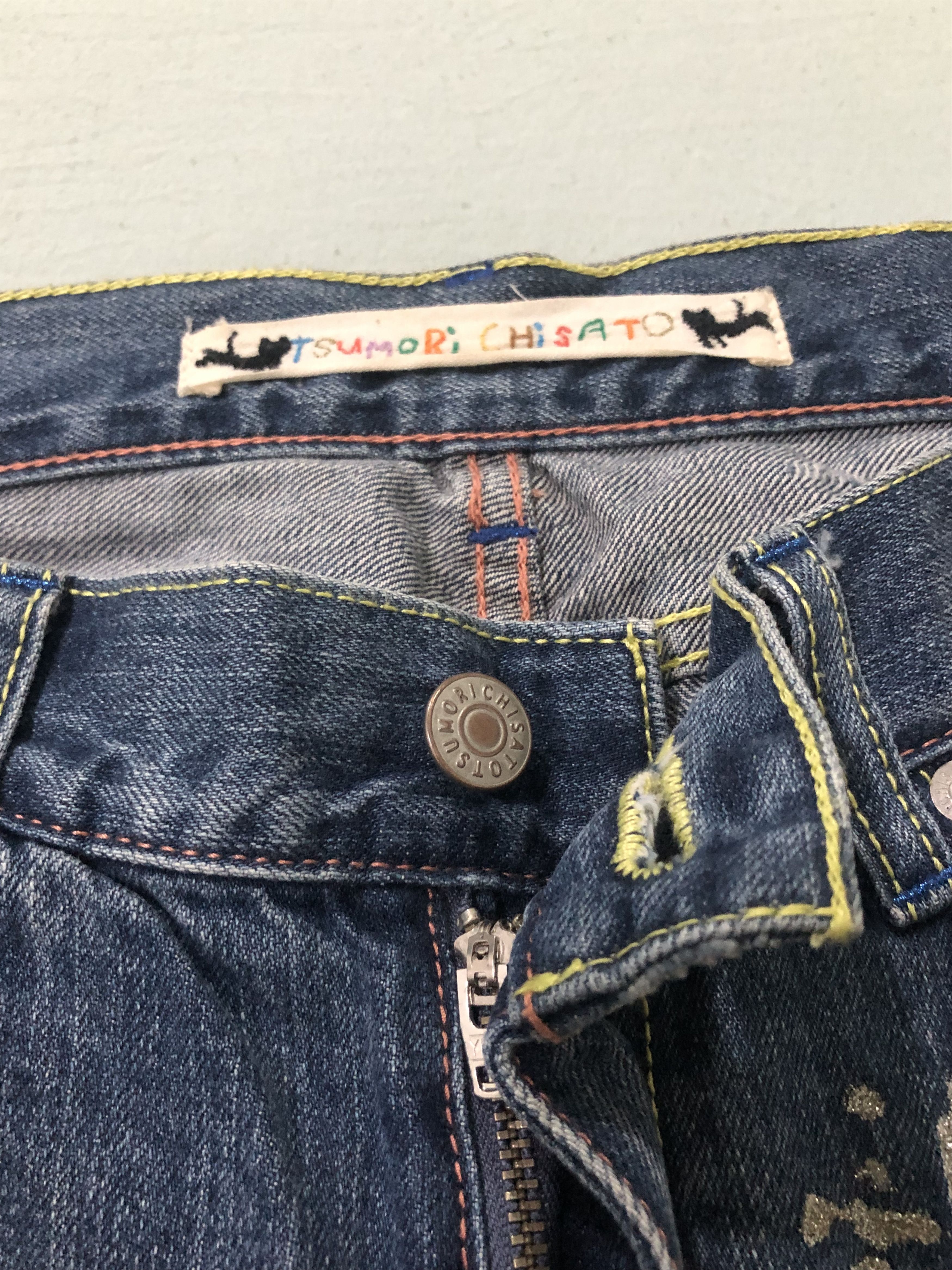 Tsumori Chisato Vintage Tsumori Chisato Artistic Distressed Jeans Size 31" - 7 Thumbnail