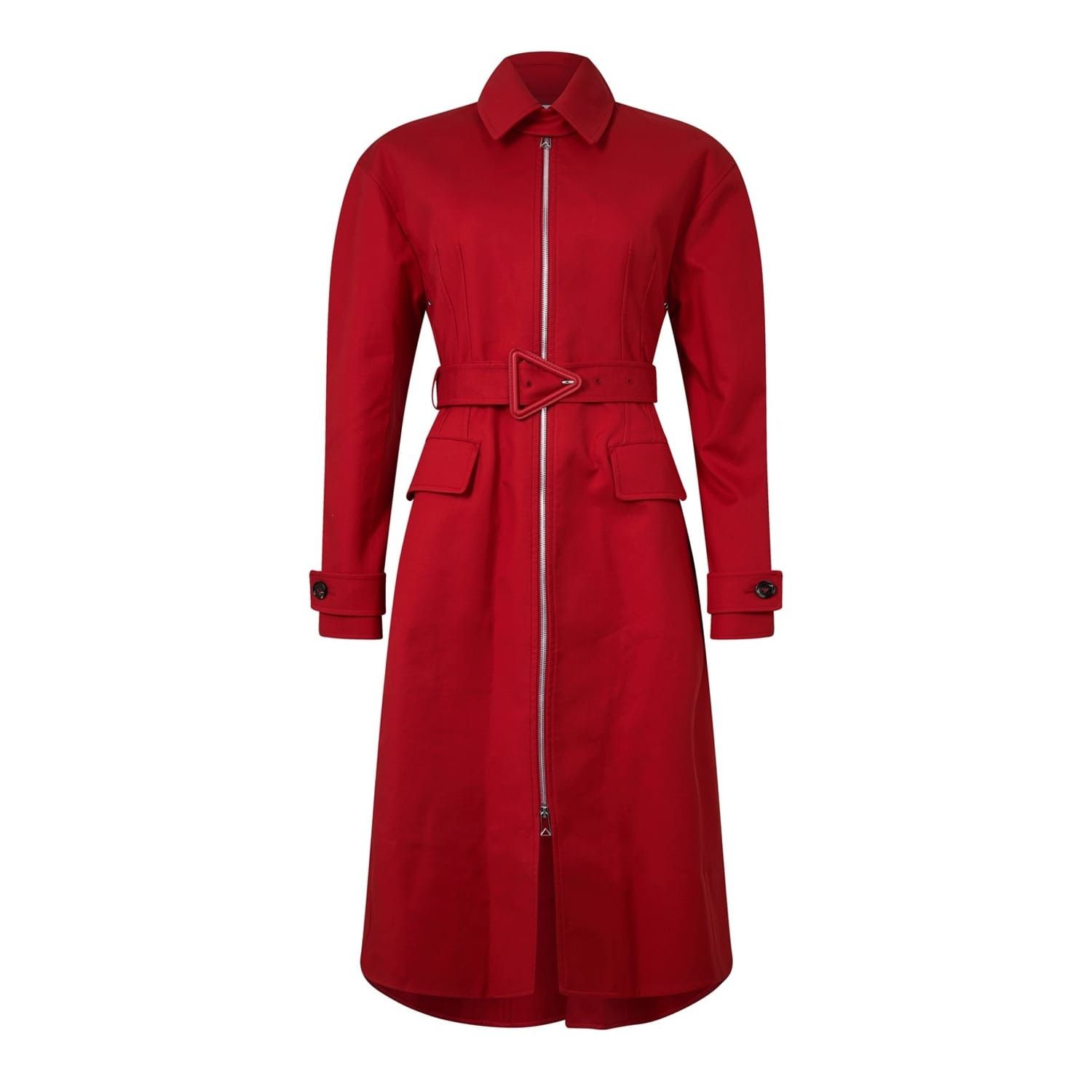 Bottega Veneta Bottega Veneta Regular Fit Coat in Red Size XS / US 0-2 / IT 36-38 - 1 Thumbnail