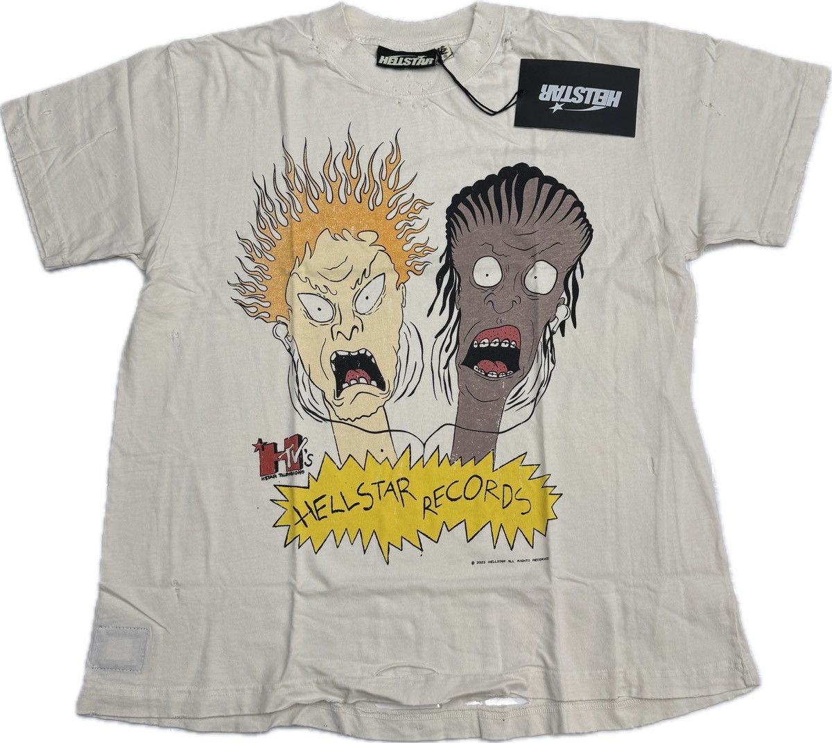 HELLSTAR Hellstar Beevus & Butthead T-shirt Size US S / EU 44-46 / 1 - 1 Thumbnail