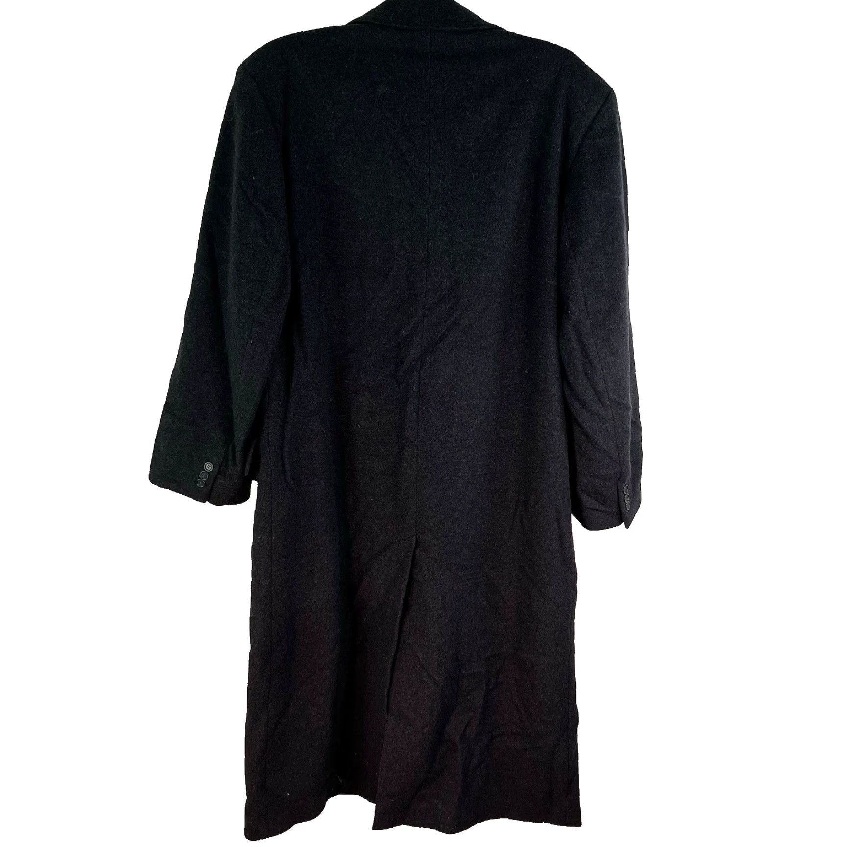 Vintage VINTAGE BOGGIO Italian Cashmere Wool Overcoat Mens Size 46 Dark Gray Double-Breasted Shawl Collar Heavyweight Business Classic Size US S / EU 44-46 / 1 - 7 Thumbnail