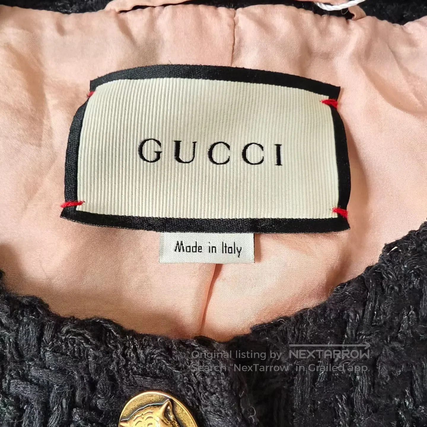 Gucci Gucci Ivory Tweed Chanel Style Coat. Size S / US 4 / IT 40 - 3 Thumbnail