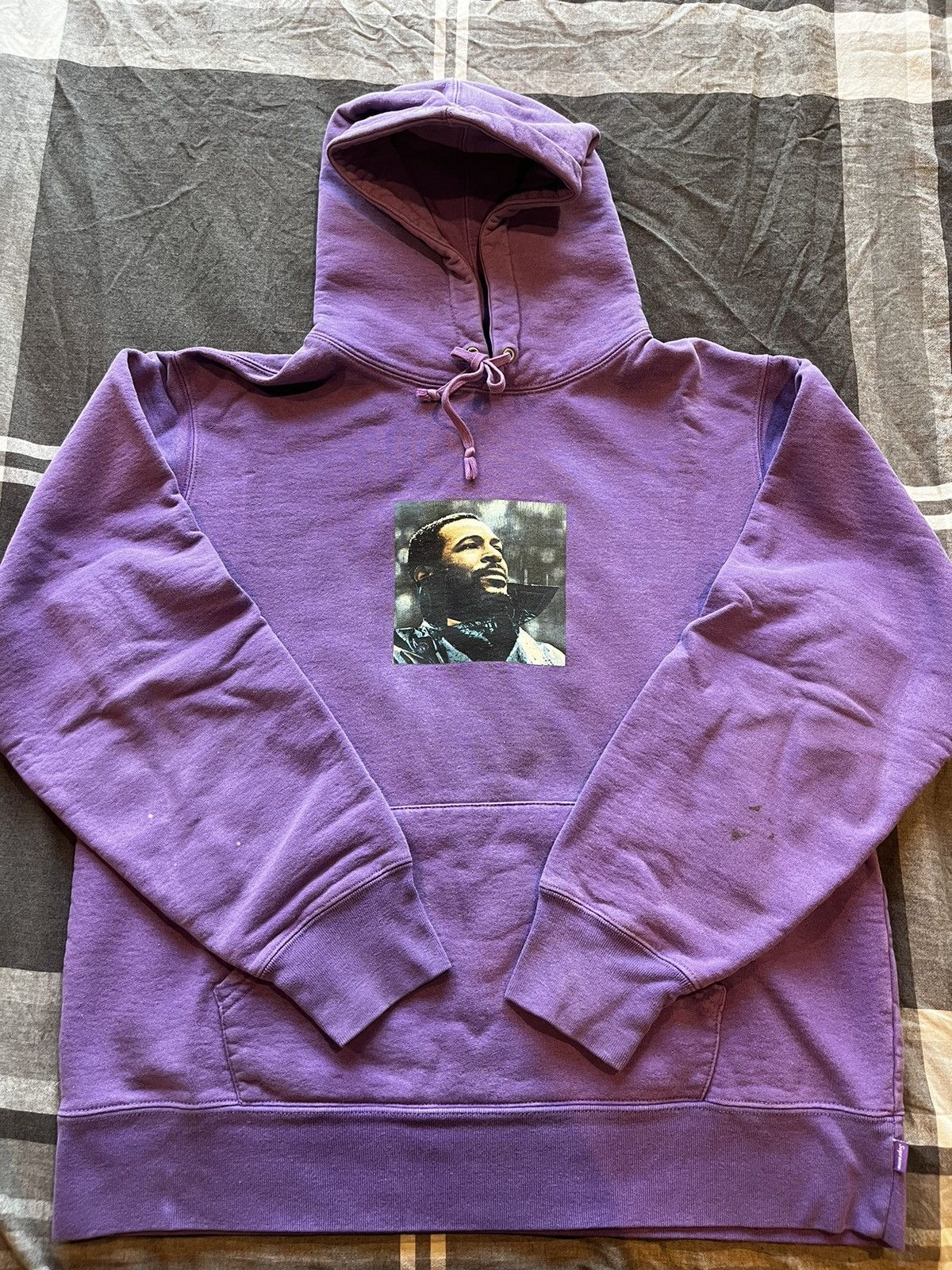 トップス Supreme MARVIN GAYE HOODED SWEATSHIRT Supreme Marvin Gaye Hooded Sweatshirt (FW18) - $178