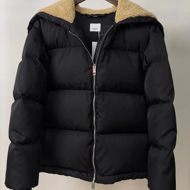 Burberry Burberry Black Women's Cotton Puffer Jacket Size S / US 4 / IT 40 - 1 Thumbnail