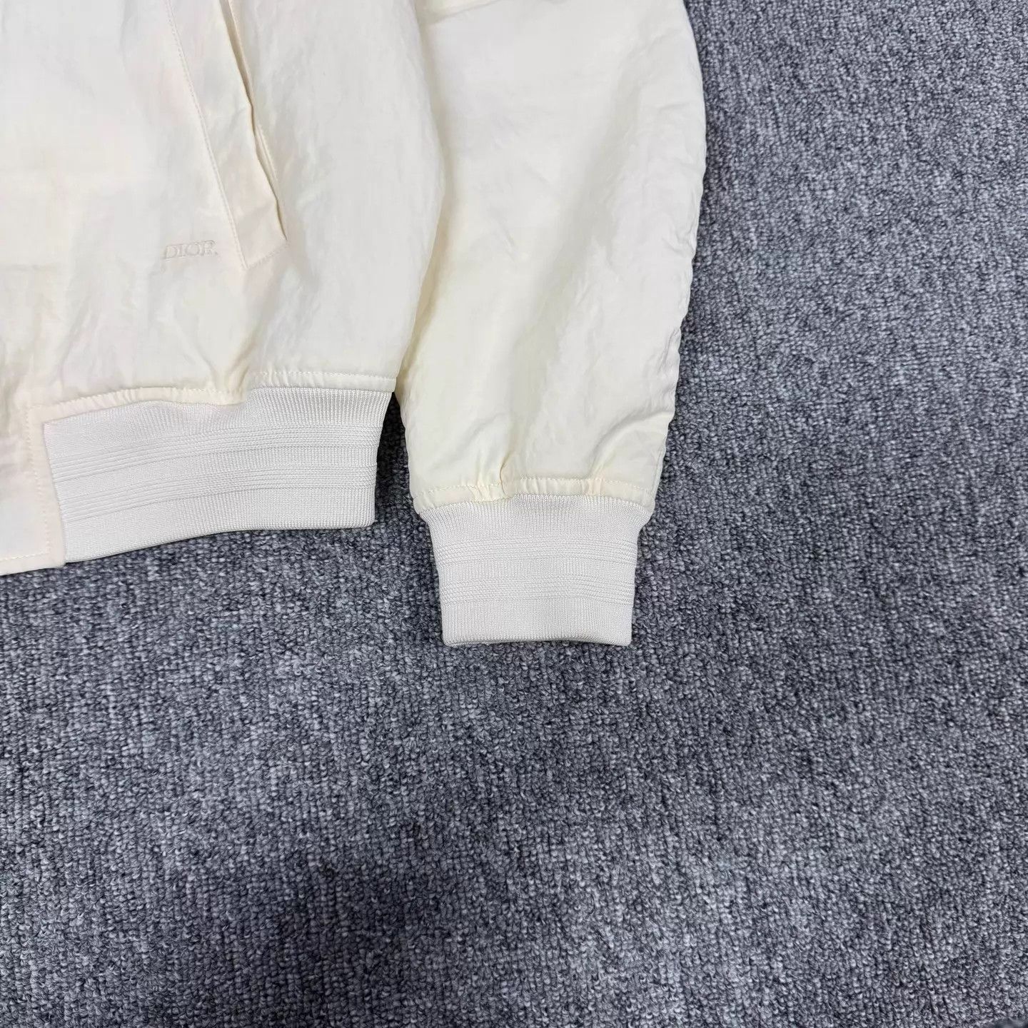 Dior Dior Ivory Saddle Pocket Pilot Jacket w/ Back Logo Size US S / EU 44-46 / 1 - 6 Thumbnail