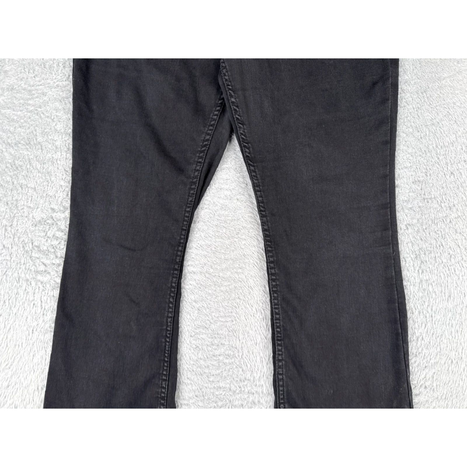Lee Vintage Lee Women’s Jeans Bootcut Mid Rise Regular Fit 30x31 Black Denim Cotton Southwest Style Size 32" / US 10 / IT 46 - 3 Thumbnail