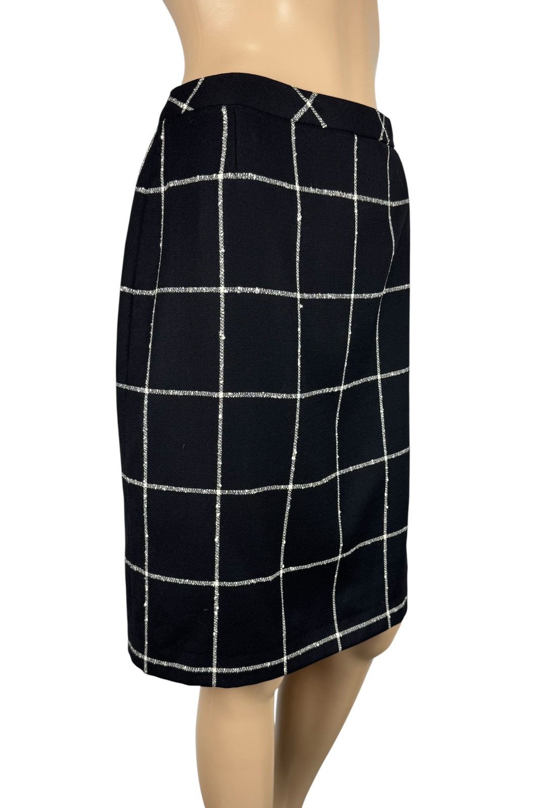 Escada Escada Wool Cashmere Pencil Skirt Check size DE42 IT48 Size 34" / US 12 / IT 48 - 3 Thumbnail