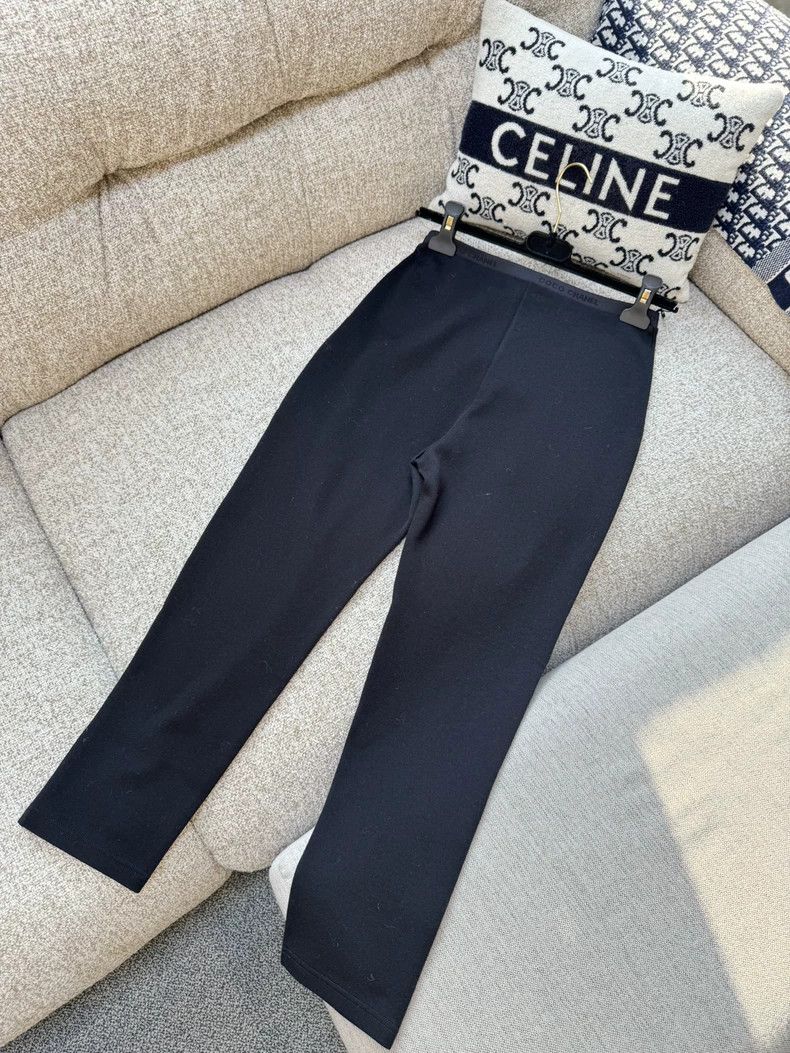Chanel Chanel Slim-fit leggings, trousers and short pants Size 25" / US 0 / IT 36 - 3 Thumbnail