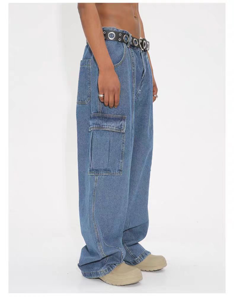 Jean × Vintage loose skate hiphop baggy cargo y2k jeans Size US 28 / EU 44 - 8 Thumbnail