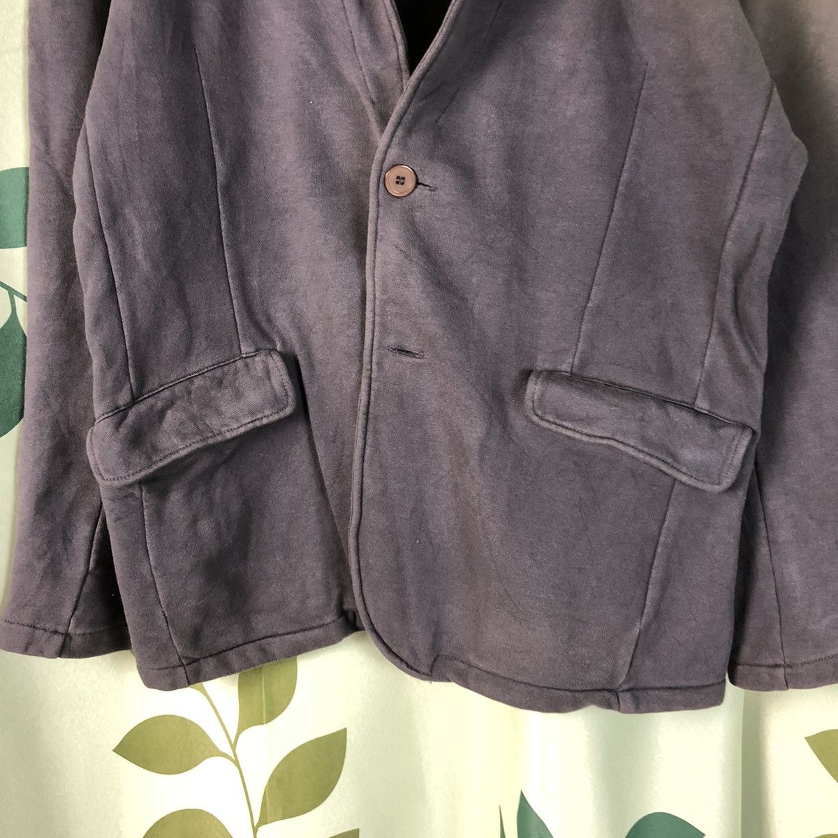 Japanese Brand Pinc Ponc Design Standard Label Grey Blazer cardigan #7421 Size US M / EU 48-50 / 2 - 6 Thumbnail