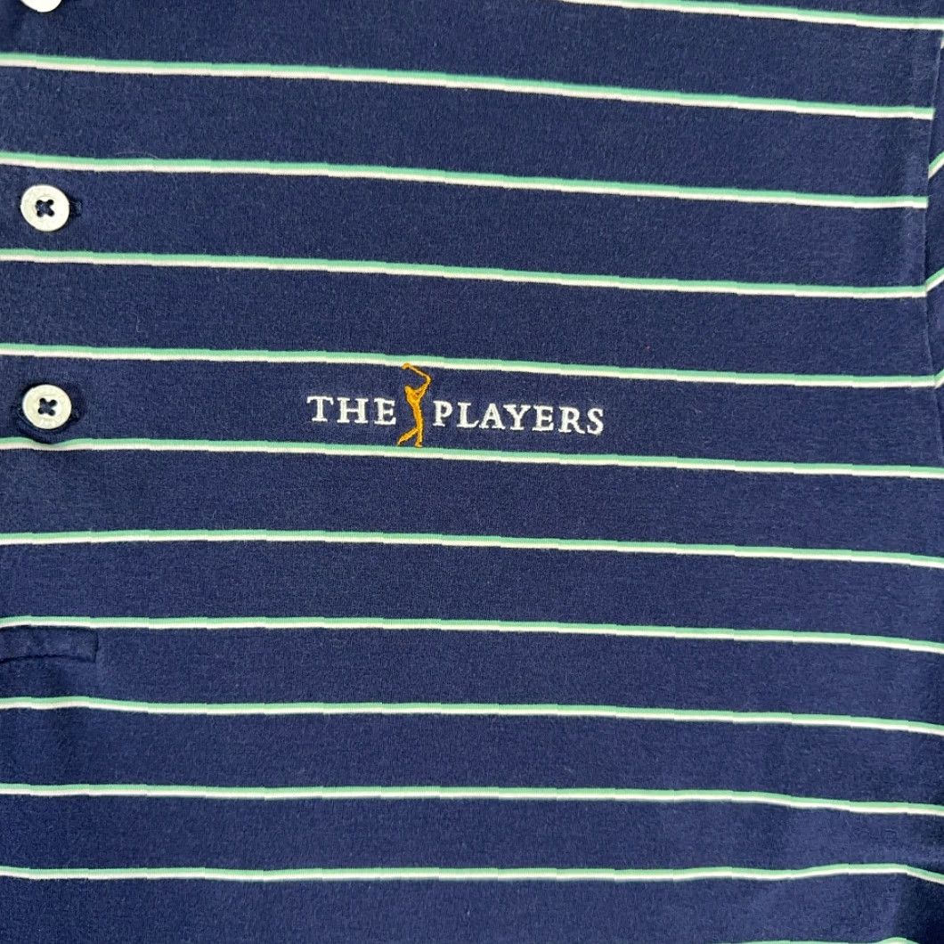 Ralph Lauren VINTAGE Ralph Lauren Polo Golf Shirt Blue Striped The Players Tournament Adult LARGE Size US L / EU 52-54 / 3 - 4 Thumbnail