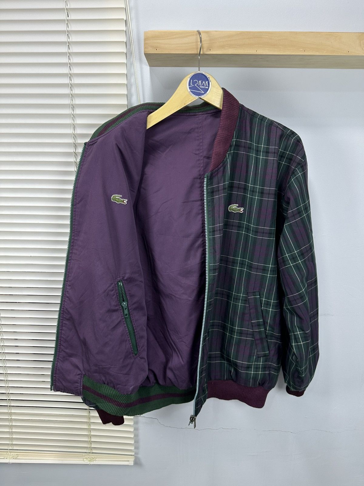 Lacoste LACOSTE REVERSIBLE VINTAGE JACKET Size US XL / EU 56 / 4 - 1 Thumbnail
