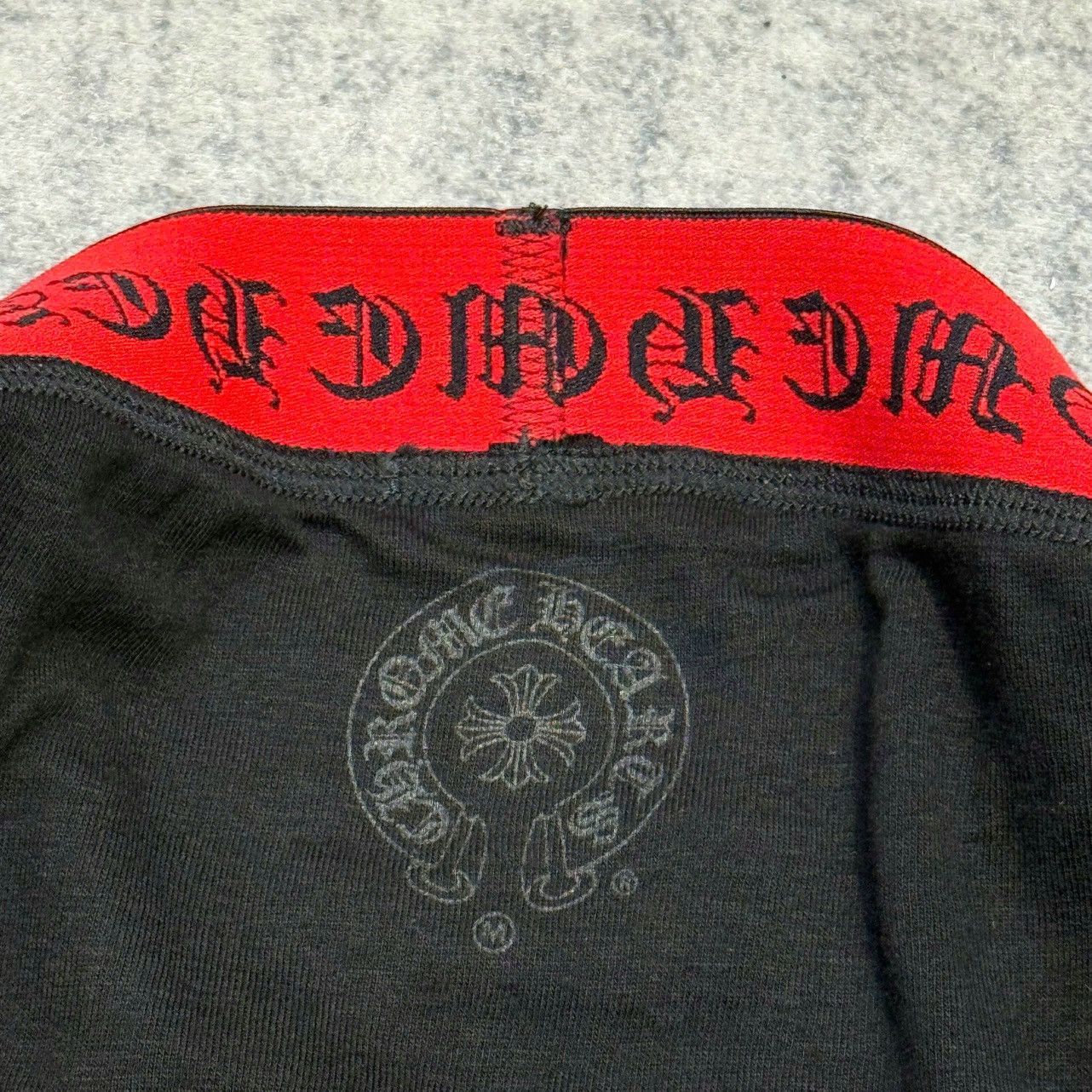CHROME HEARTS EYES CLASSIC RIB BOXER BRIEF BLACK