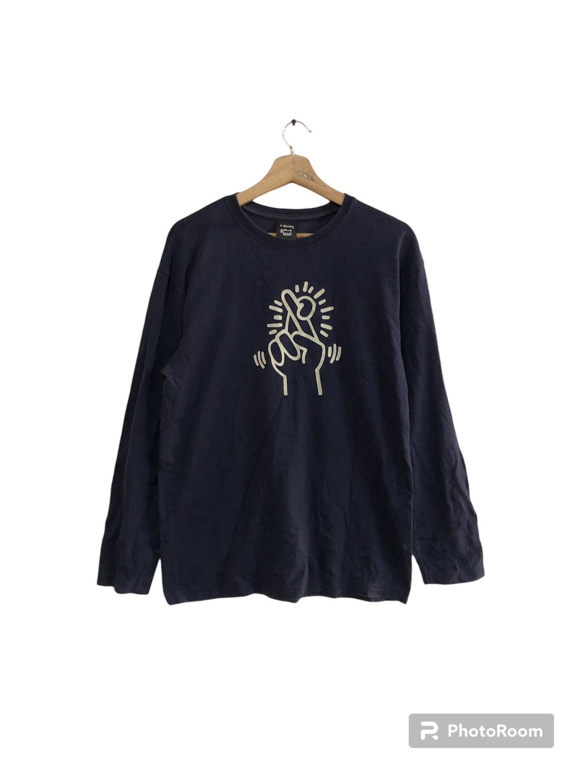 Keith Haring × Uniqlo Vintage Y2K Keith Haring x Uniqlo Long Sleeve Size US M / EU 48-50 / 2 - 1 Thumbnail