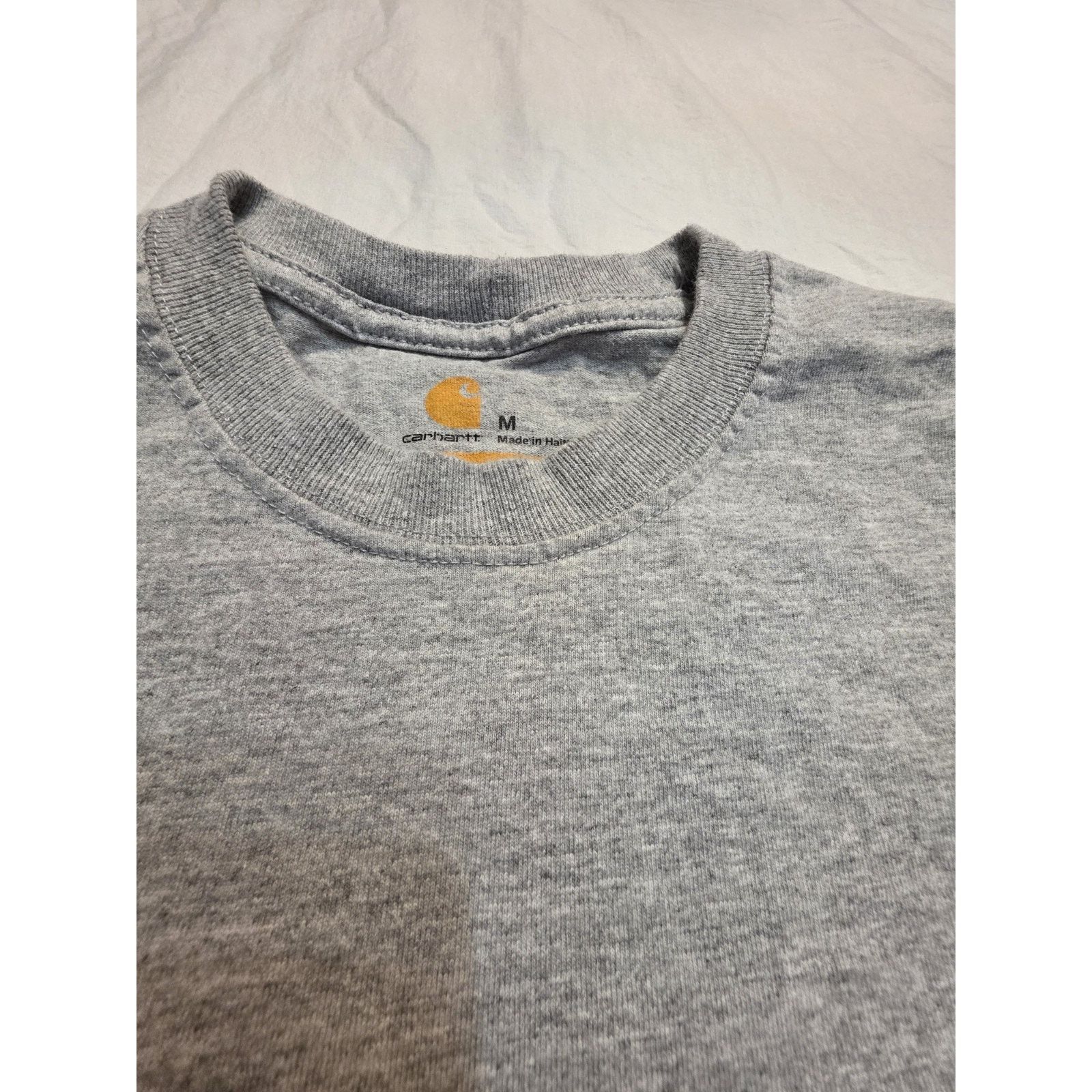 Carhartt Carhartt Men's Short Sleeve Grey Pocket Tee Size Medium Size US M / EU 48-50 / 2 - 3 Thumbnail